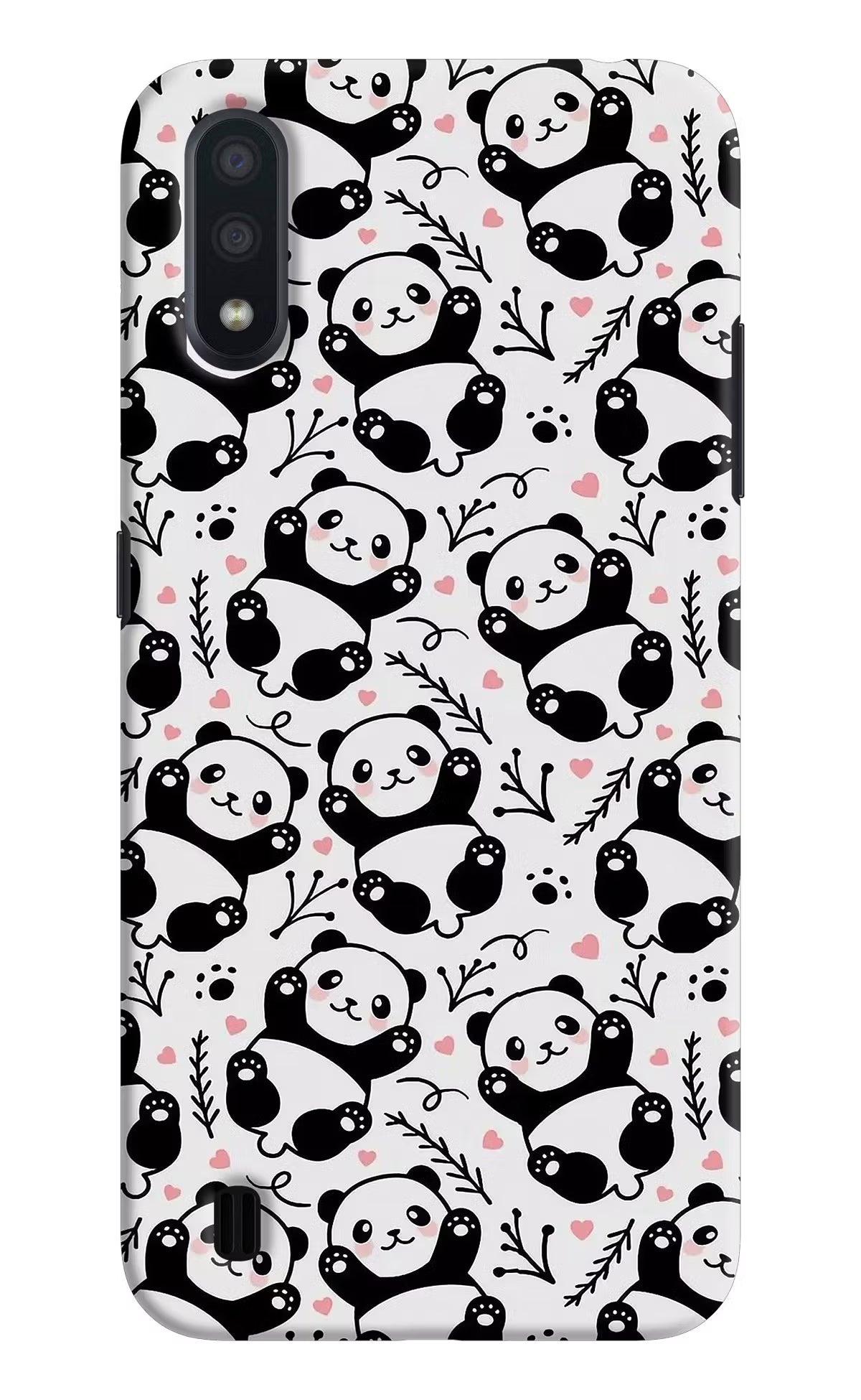 Cute Panda Samsung M01 Back Cover - Cute Panda Samsung M01 Hard Case Back Cover by Casekaro Cute Panda Samsung M01 Hard Case Back Cover by Casekaro
