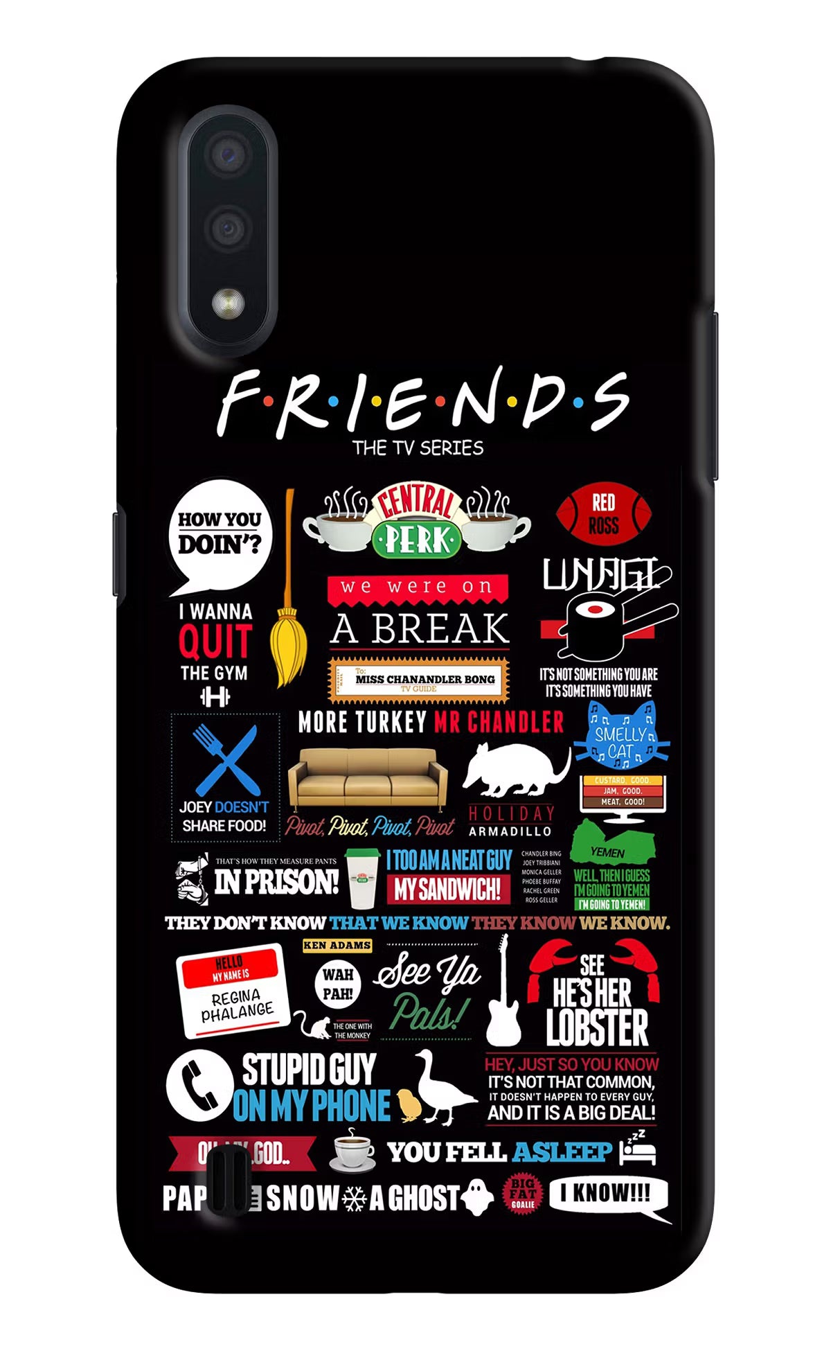 FRIENDS Samsung M01 Back Cover - FRIENDS Samsung M01 Hard Case Back Cover by Casekaro FRIENDS Samsung M01 Hard Case Back Cover by Casekaro