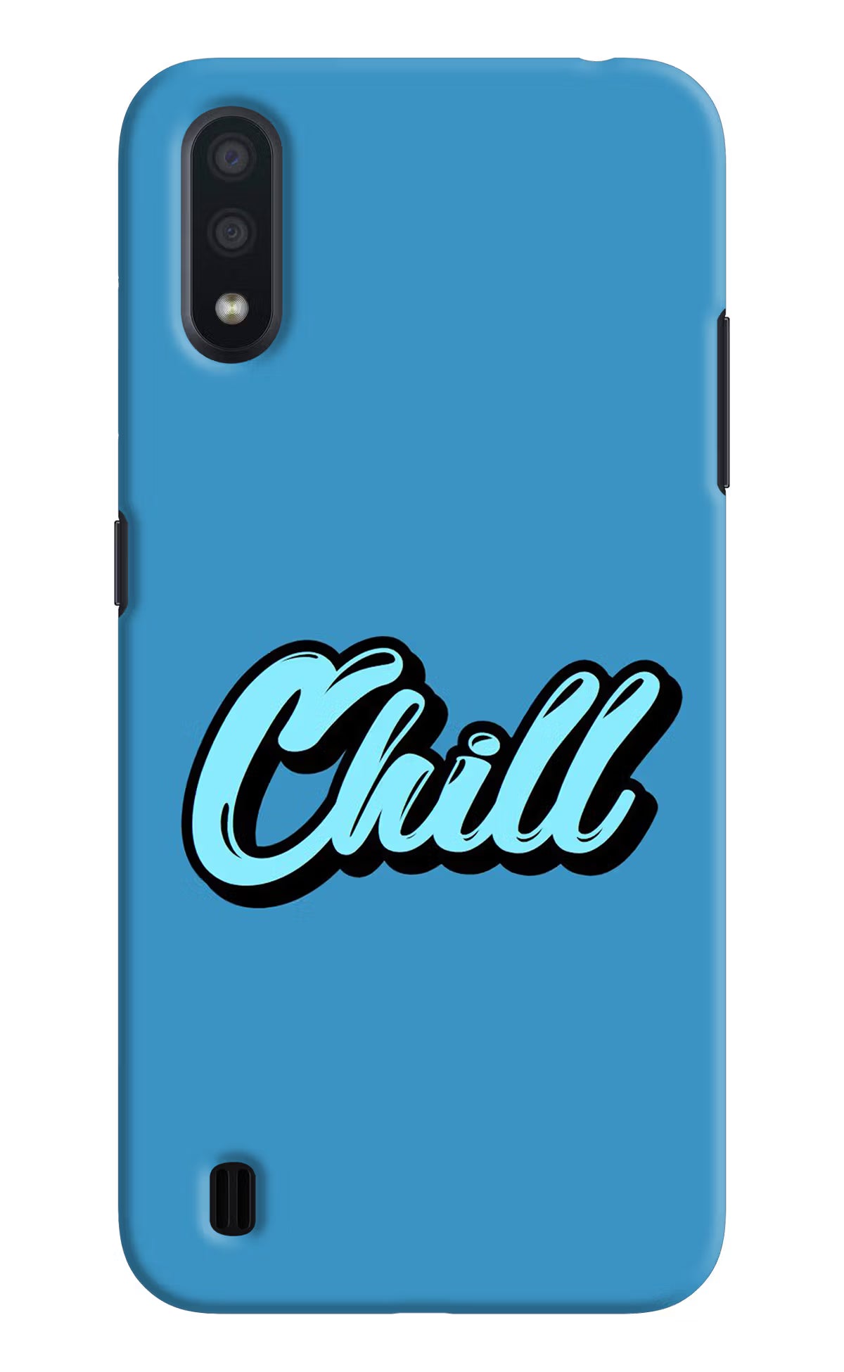 Chill Samsung M01 Back Cover - Chill Samsung M01 Hard Case Back Cover by Casekaro Chill Samsung M01 Hard Case Back Cover by Casekaro