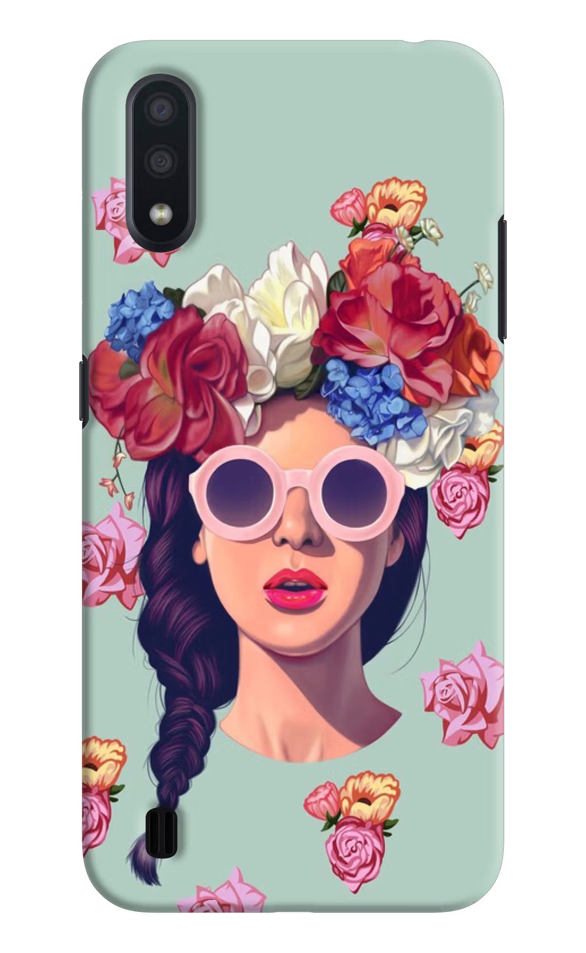 Pretty Girl Samsung M01 Back Cover - Pretty Girl Samsung M01 Hard Case Back Cover by Casekaro Pretty Girl Samsung M01 Hard Case Back Cover by Casekaro