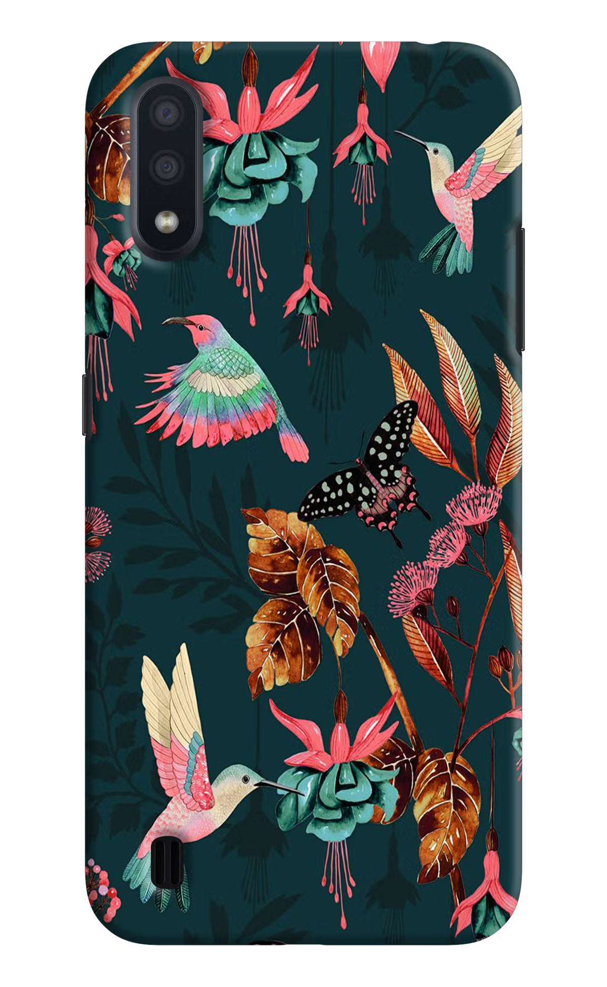 Birds Samsung M01 Back Cover - Birds Samsung M01 Hard Case Back Cover by Casekaro Birds Samsung M01 Hard Case Back Cover by Casekaro