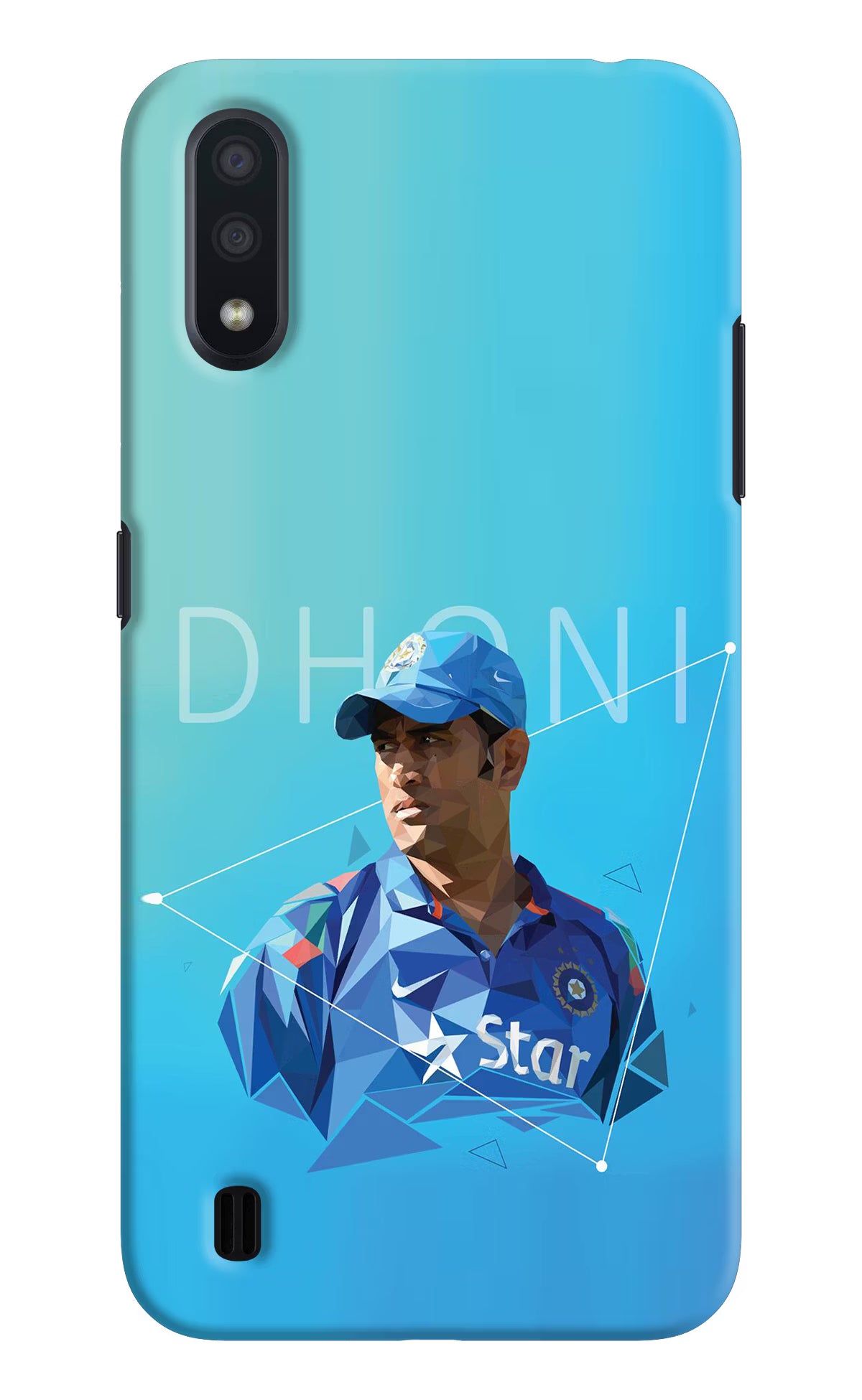 Dhoni Artwork Samsung M01 Back Cover - Dhoni Artwork Samsung M01 Hard Case Back Cover by Casekaro Dhoni Artwork Samsung M01 Hard Case Back Cover by Casekaro