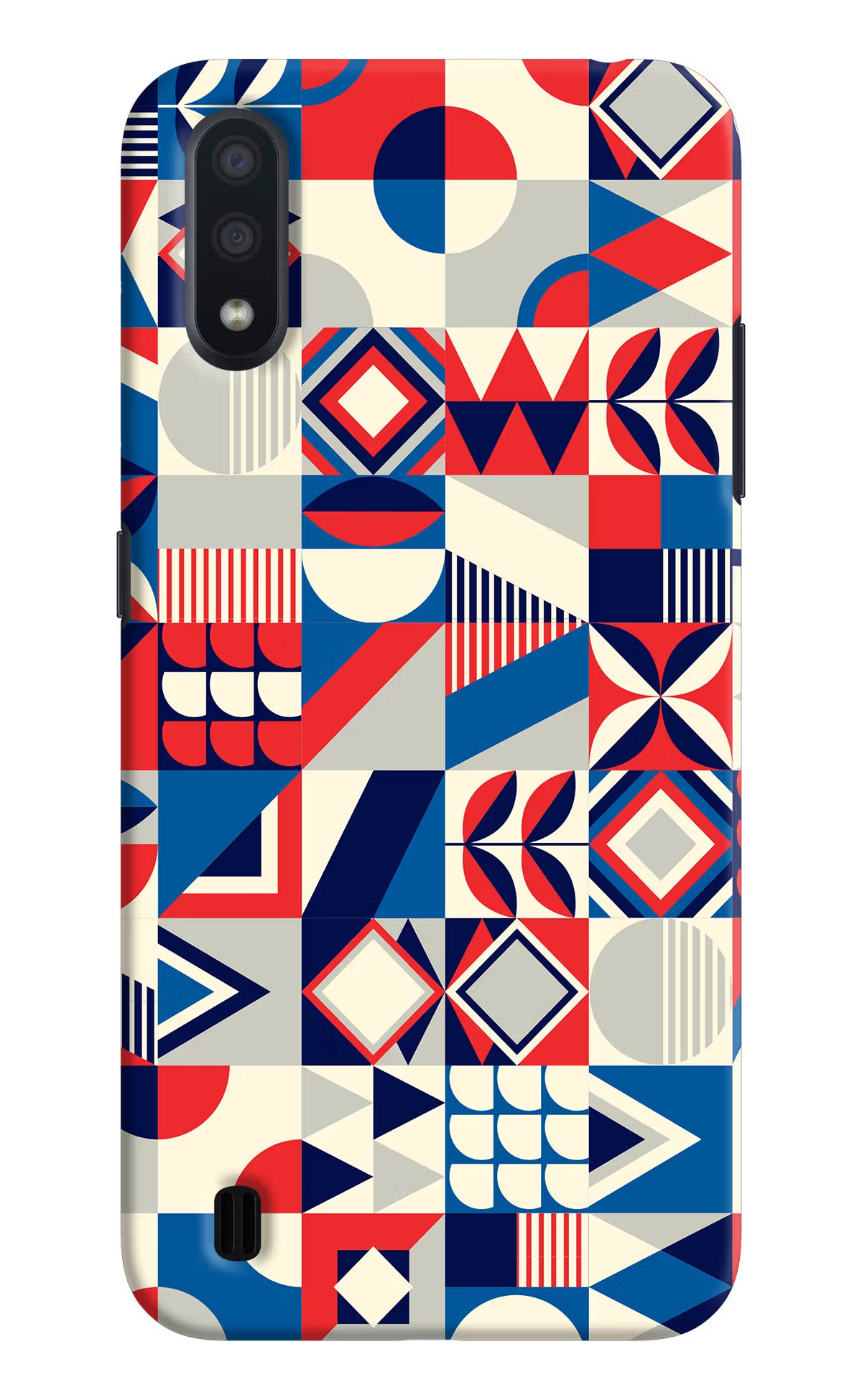 Colorful Pattern Samsung M01 Back Cover - Colorful Pattern Samsung M01 Hard Case Back Cover by Casekaro Colorful Pattern Samsung M01 Hard Case Back Cover by Casekaro