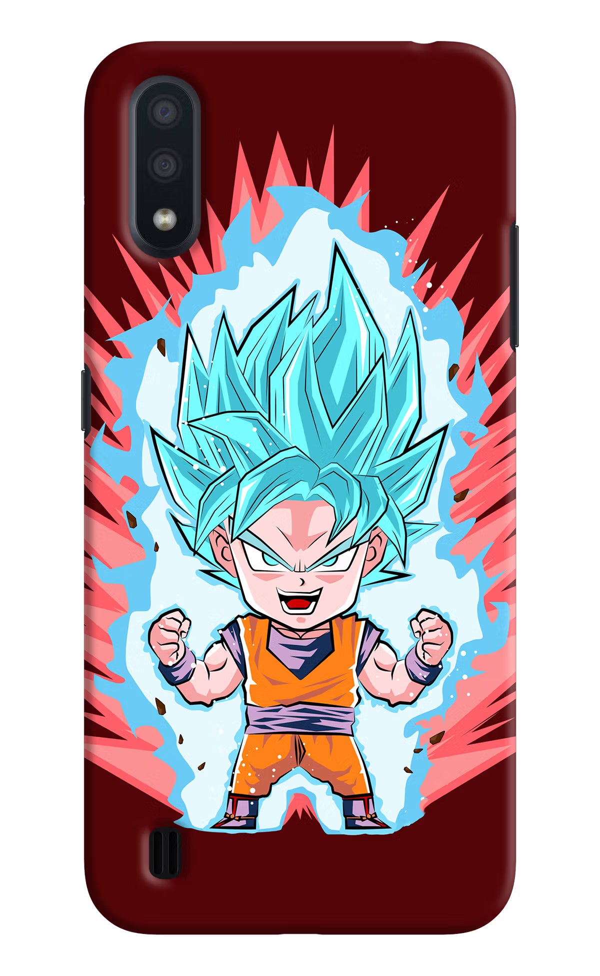 Goku Little Samsung M01 Back Cover - Goku Little Samsung M01 Hard Case Back Cover by Casekaro Goku Little Samsung M01 Hard Case Back Cover by Casekaro