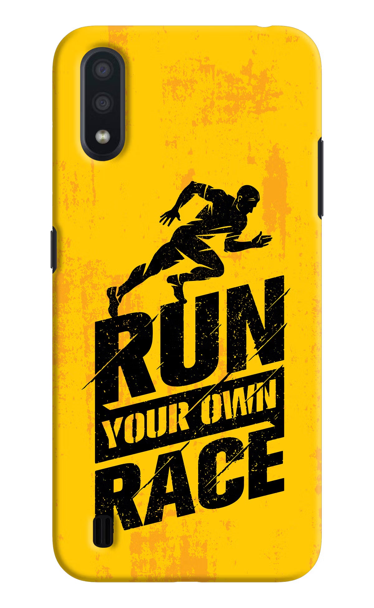 Run Your Own Race Samsung M01 Back Cover - Run Your Own Race Samsung M01 Hard Case Back Cover by Casekaro Run Your Own Race Samsung M01 Hard Case Back Cover by Casekaro