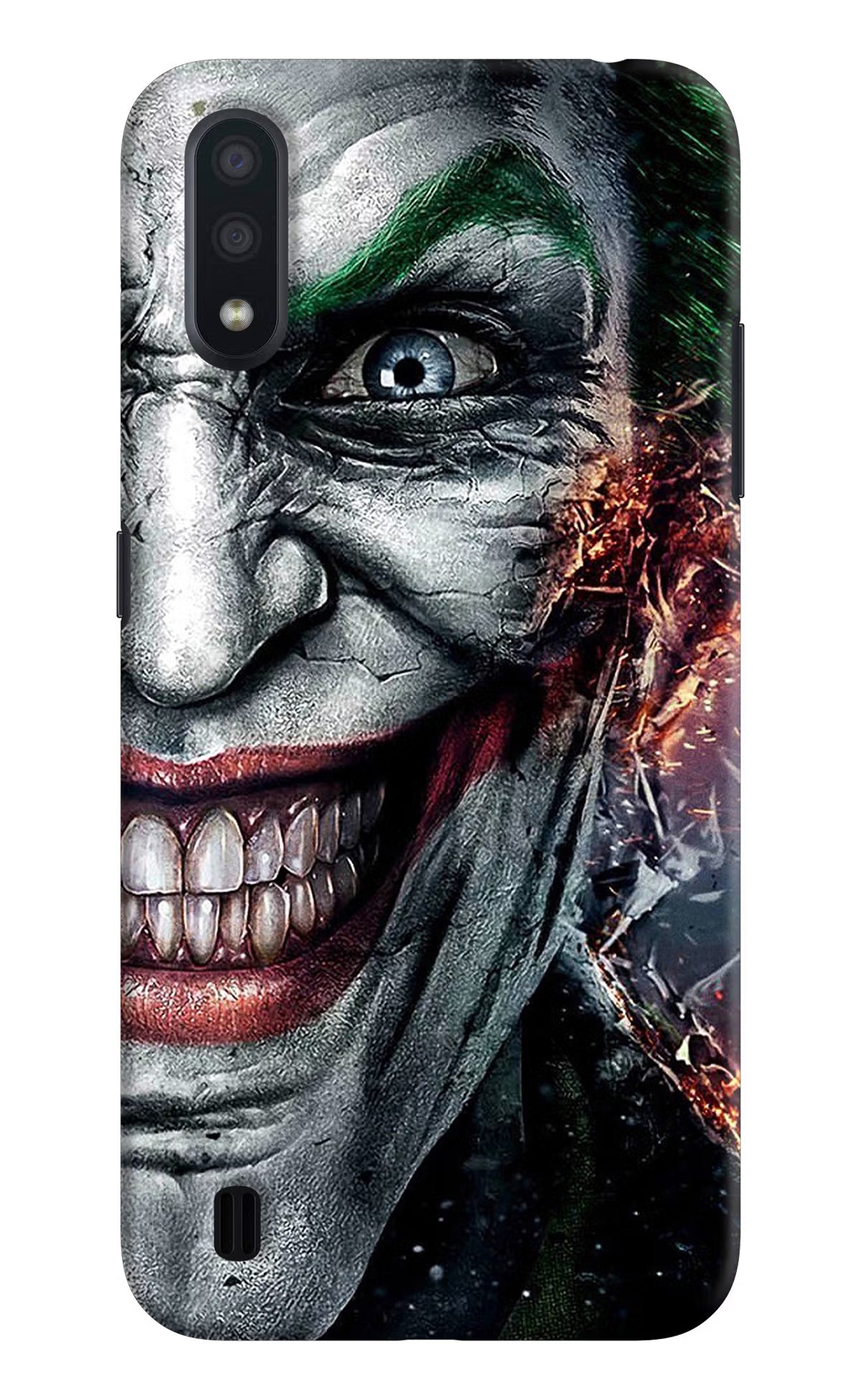Joker Cam Samsung M01 Back Cover - Joker Cam Samsung M01 Hard Case Back Cover by Casekaro Joker Cam Samsung M01 Hard Case Back Cover by Casekaro