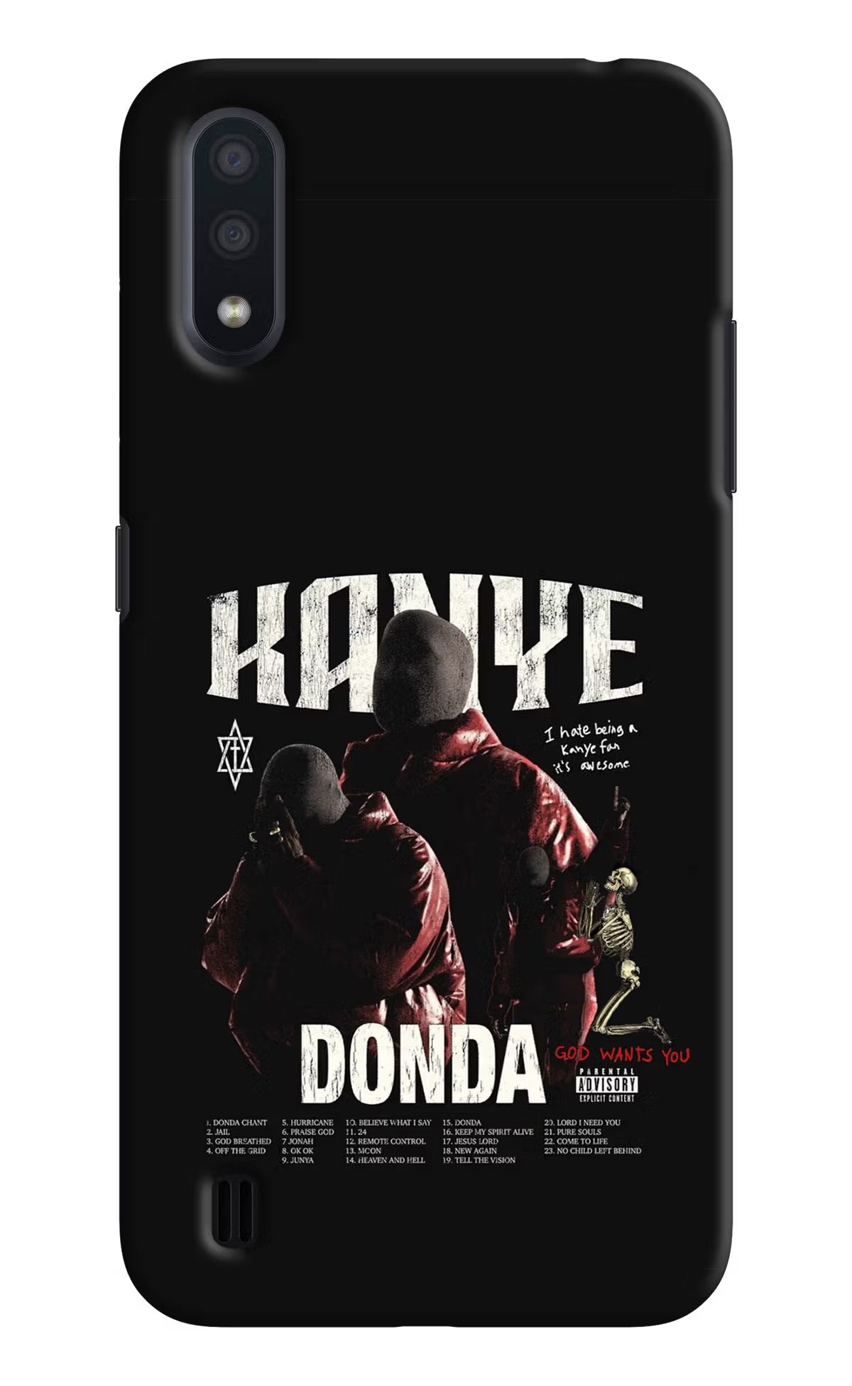 Donda Kanye West Samsung M01 Back Cover - Donda Kanye West Samsung M01 Hard Case Back Cover by Casekaro Donda Kanye West Samsung M01 Hard Case Back Cover by Casekaro