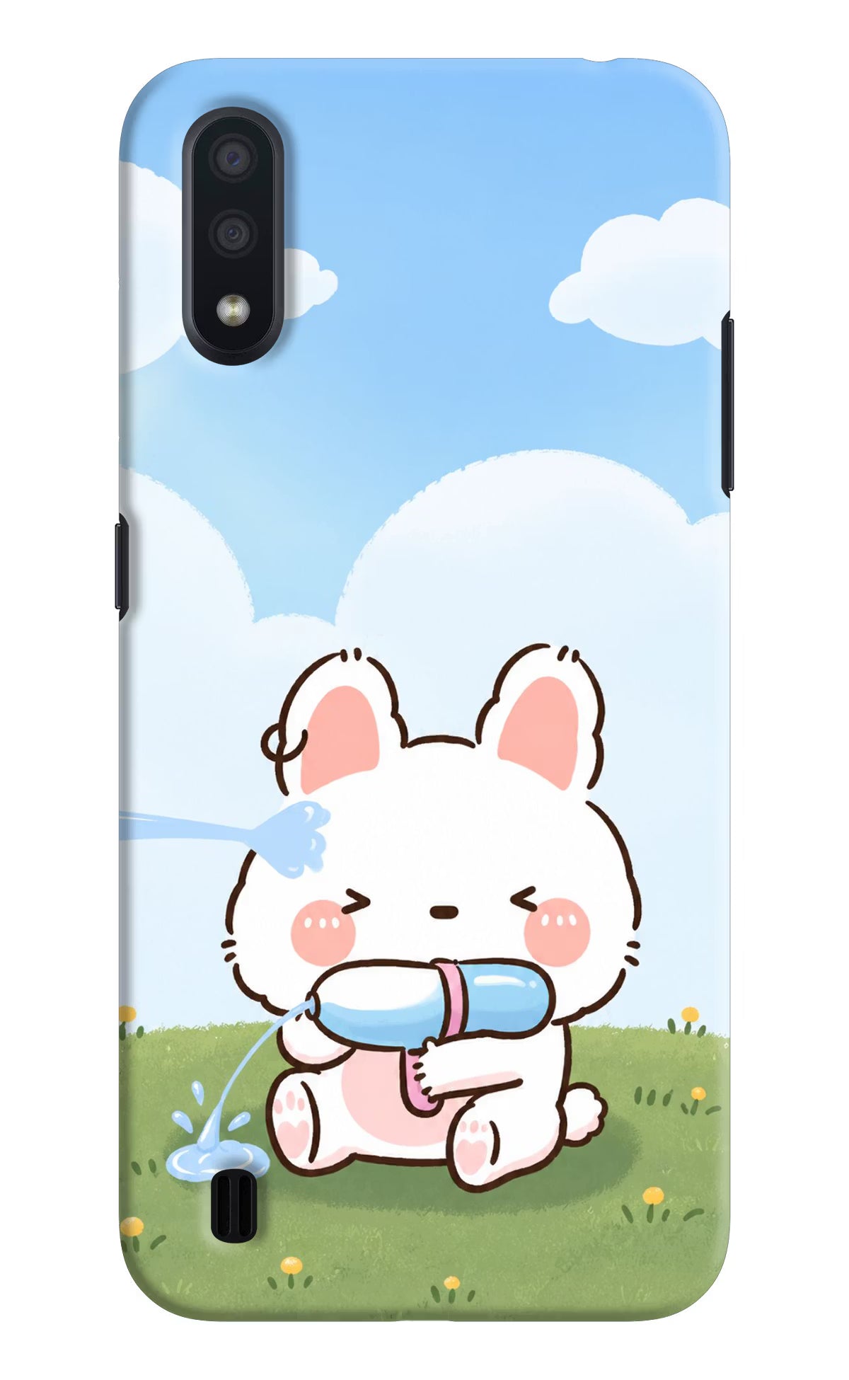 Bunny Treat Samsung M01 Back Cover - Bunny Treat Samsung M01 Back Cover Bunny Treat Samsung M01 Back Cover