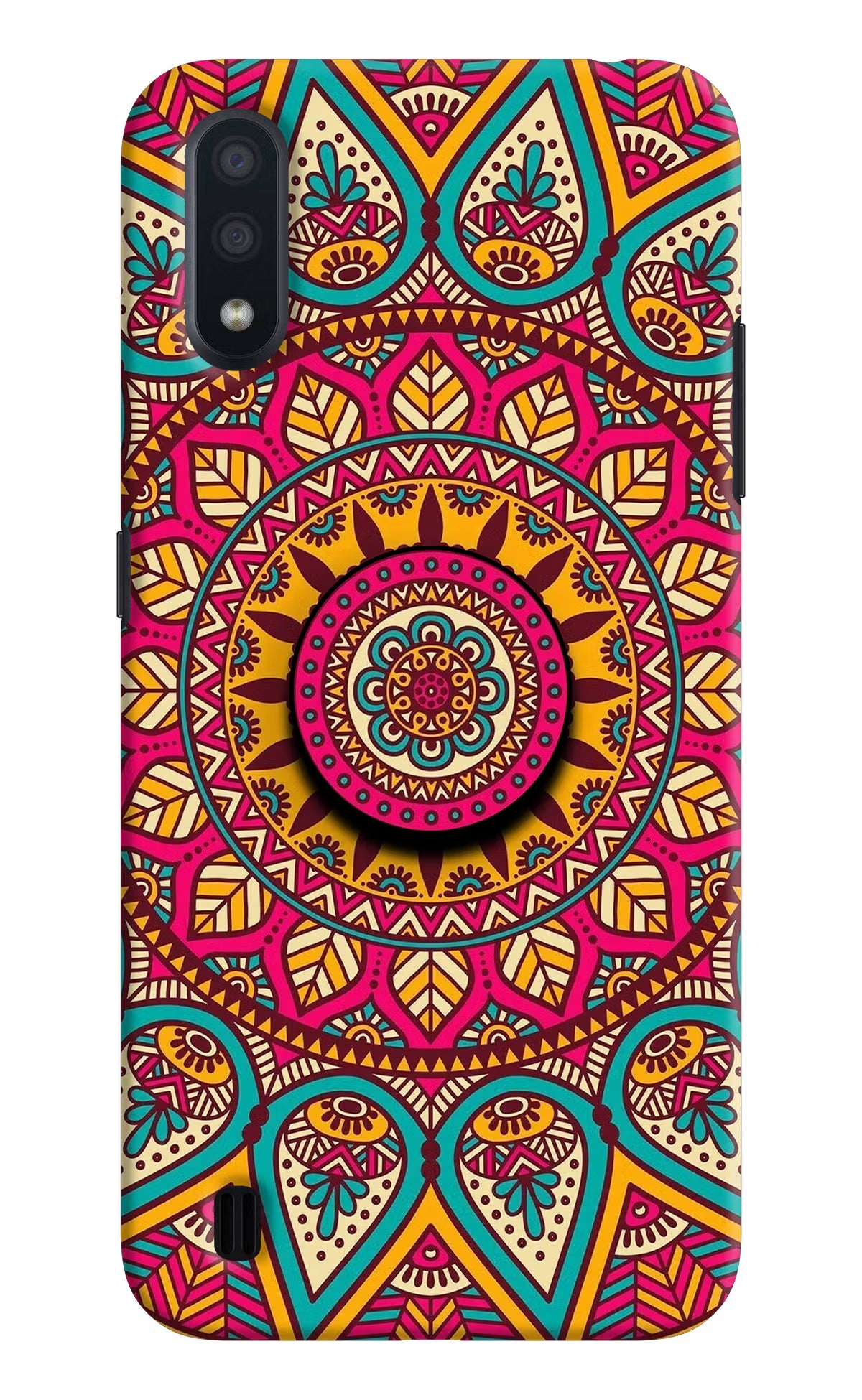 Mandala Samsung M01 Pop Case - Mandala Samsung M01 Pop Case by Casekaro Mandala Samsung M01 Pop Case by Casekaro