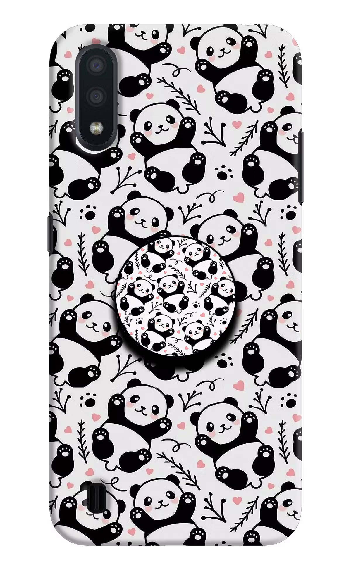 Cute Panda Samsung M01 Pop Case - Cute Panda Samsung M01 Pop Case by Casekaro Cute Panda Samsung M01 Pop Case by Casekaro