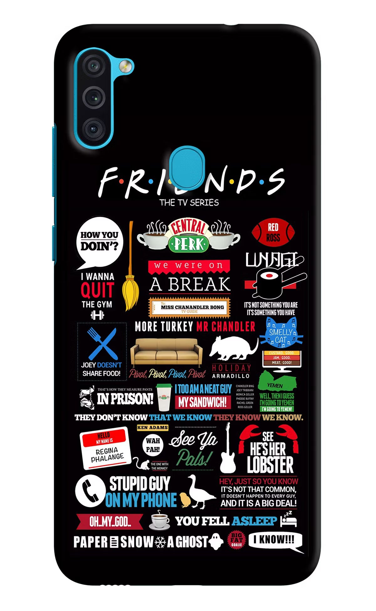 FRIENDS Samsung M11 Back Cover - FRIENDS Samsung M11 Hard Case Back Cover by Casekaro FRIENDS Samsung M11 Hard Case Back Cover by Casekaro
