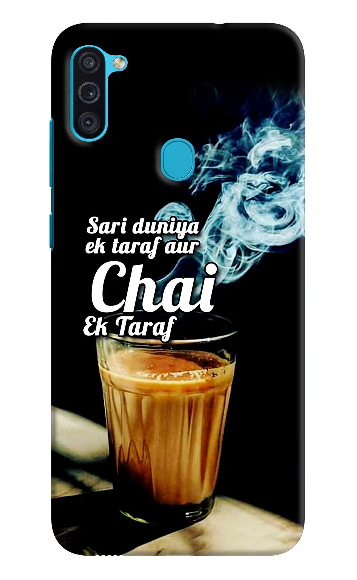 Chai Ek Taraf Quote Samsung M11 Back Cover - Chai Ek Taraf Quote Samsung M11 Hard Case Back Cover by Casekaro Chai Ek Taraf Quote Samsung M11 Hard Case Back Cover by Casekaro
