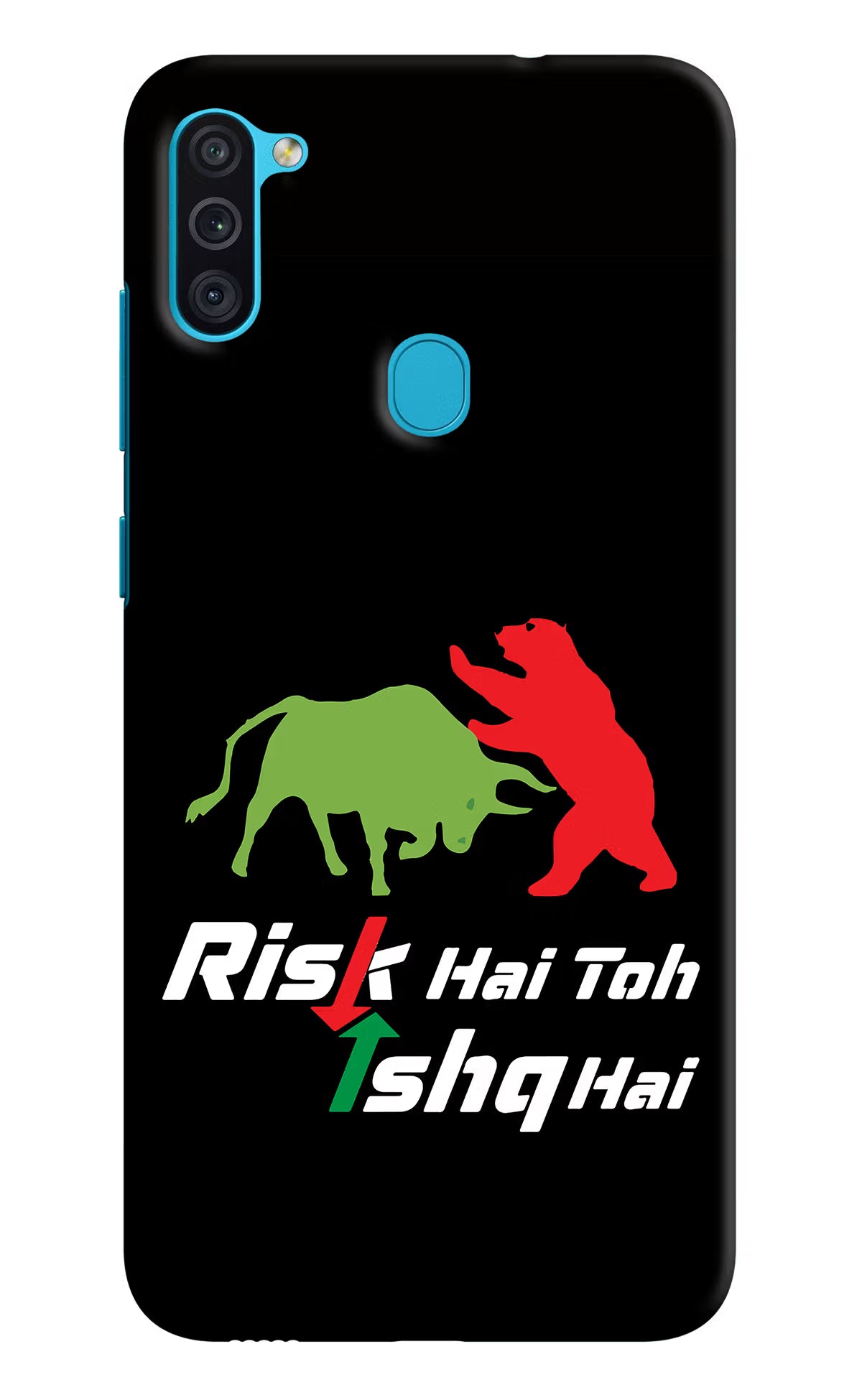 Risk Hai Toh Ishq Hai Samsung M11 Back Cover - Risk Hai Toh Ishq Hai Samsung M11 Hard Case Back Cover by Casekaro Risk Hai Toh Ishq Hai Samsung M11 Hard Case Back Cover by Casekaro