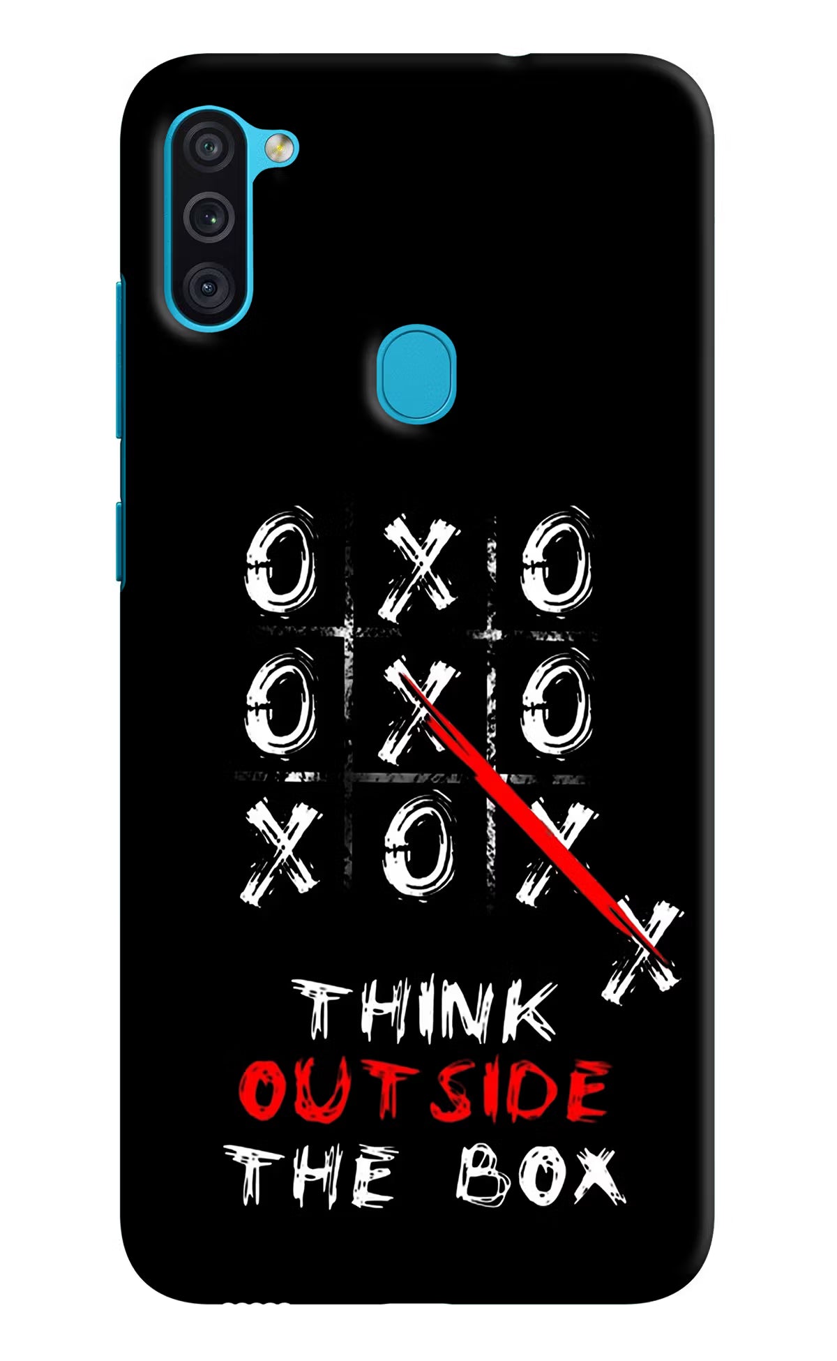Think out of the BOX Samsung M11 Back Cover - Think out of the BOX Samsung M11 Hard Case Back Cover by Casekaro Think out of the BOX Samsung M11 Hard Case Back Cover by Casekaro