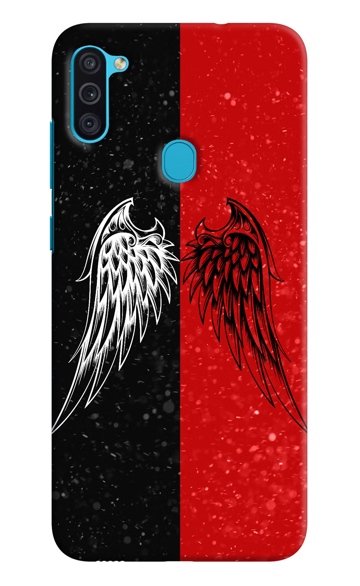 Wings Samsung M11 Back Cover - Wings Samsung M11 Hard Case Back Cover by Casekaro Wings Samsung M11 Hard Case Back Cover by Casekaro