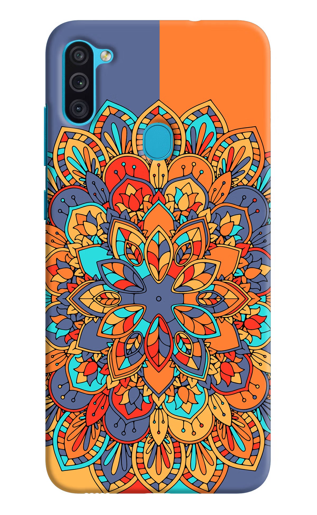 Color Mandala Samsung M11 Back Cover - Color Mandala Samsung M11 Hard Case Back Cover by Casekaro Color Mandala Samsung M11 Hard Case Back Cover by Casekaro