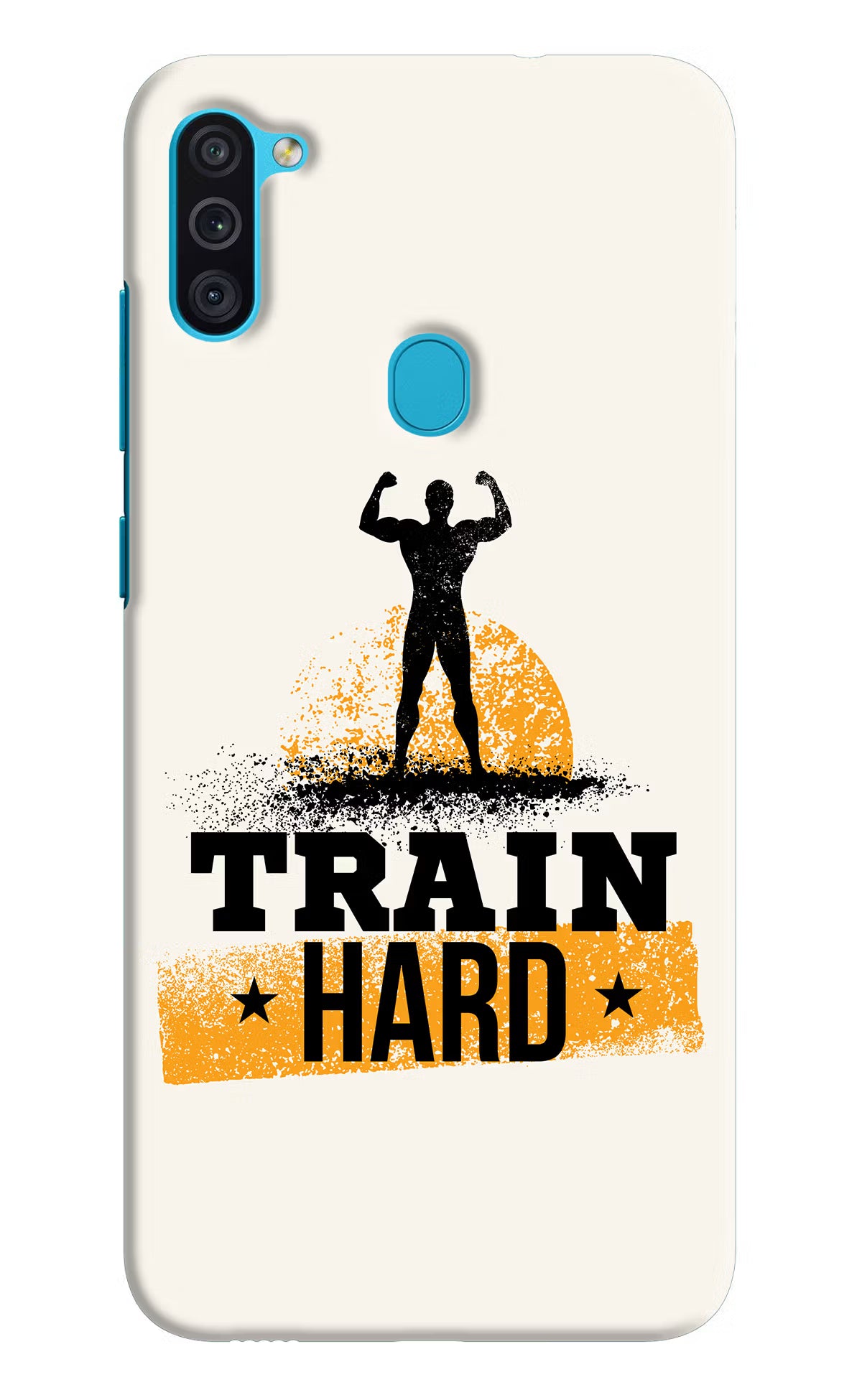 Train Hard Samsung M11 Back Cover - Train Hard Samsung M11 Hard Case Back Cover by Casekaro Train Hard Samsung M11 Hard Case Back Cover by Casekaro