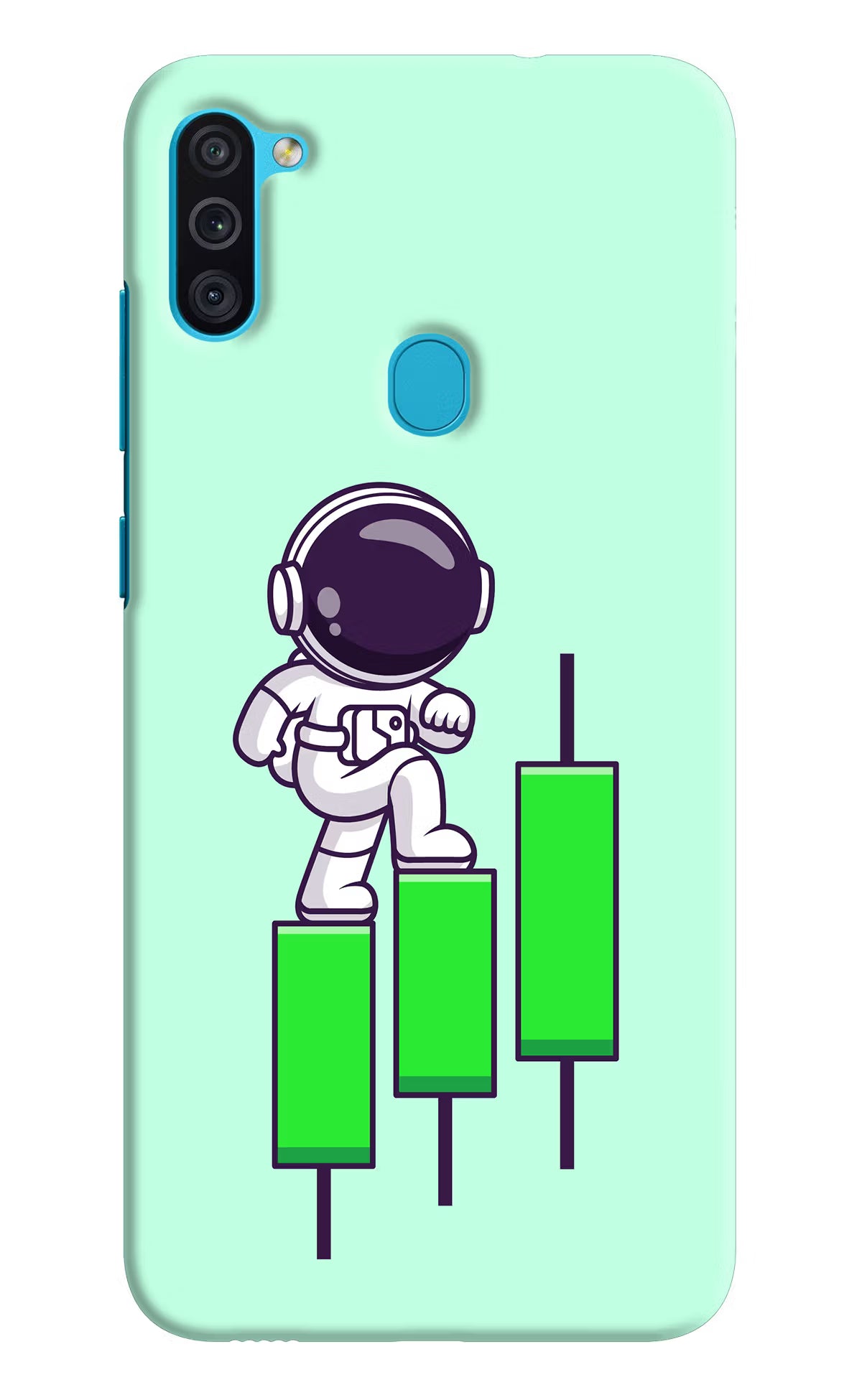 Astronaut Trader Samsung M11 Back Cover - Astronaut Trader Samsung M11 Hard Case Back Cover by Casekaro Astronaut Trader Samsung M11 Hard Case Back Cover by Casekaro
