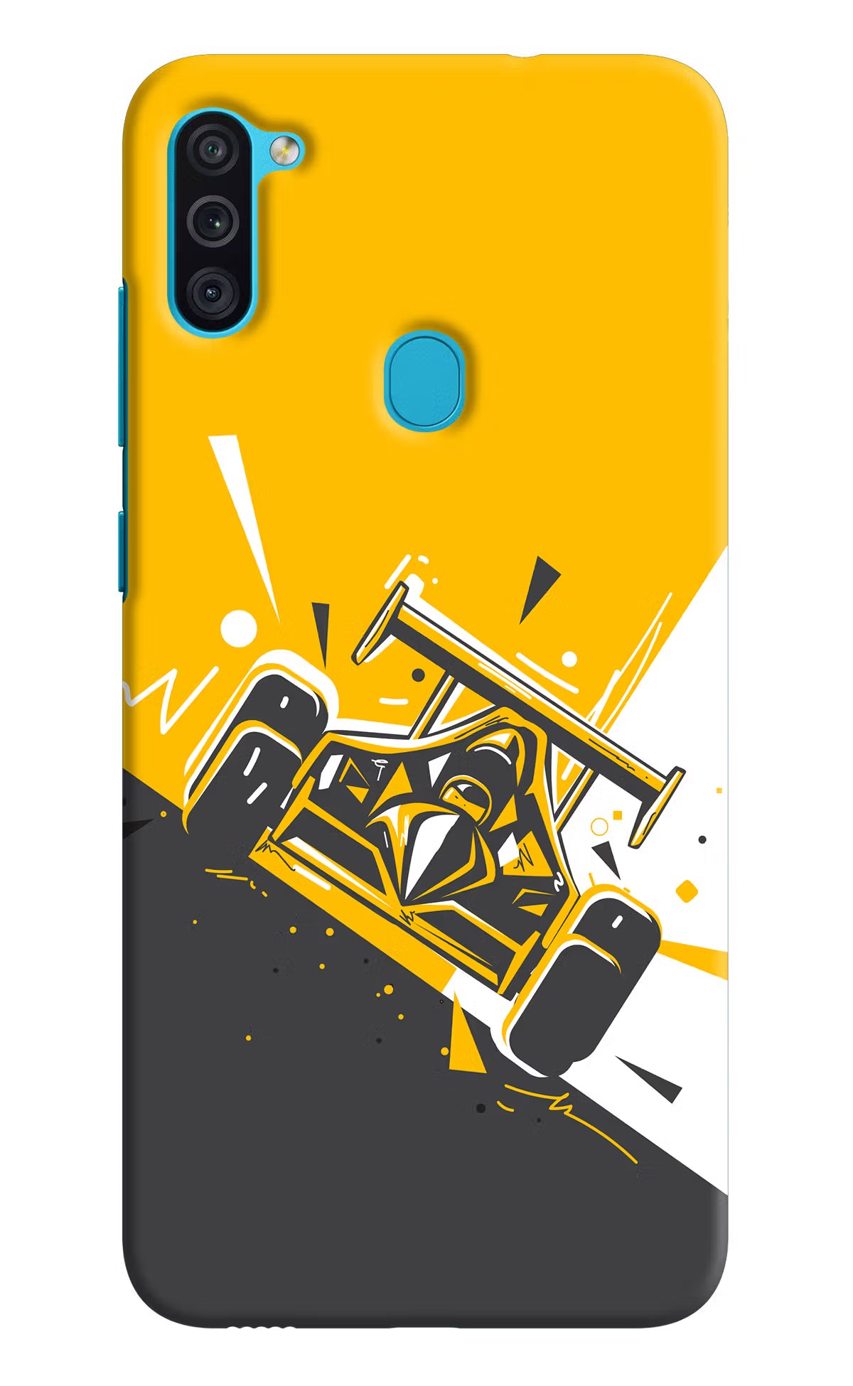 Track King Samsung M11 Back Cover - Track King Samsung M11 Hard Case Back Cover by Casekaro Track King Samsung M11 Hard Case Back Cover by Casekaro