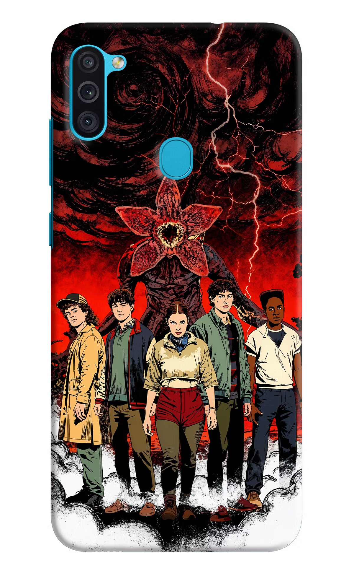 Ordinary Things Characters Samsung M11 Back Cover - Ordinary Things Characters Samsung M11 Hard Case Back Cover by Casekaro Ordinary Things Characters Samsung M11 Hard Case Back Cover by Casekaro