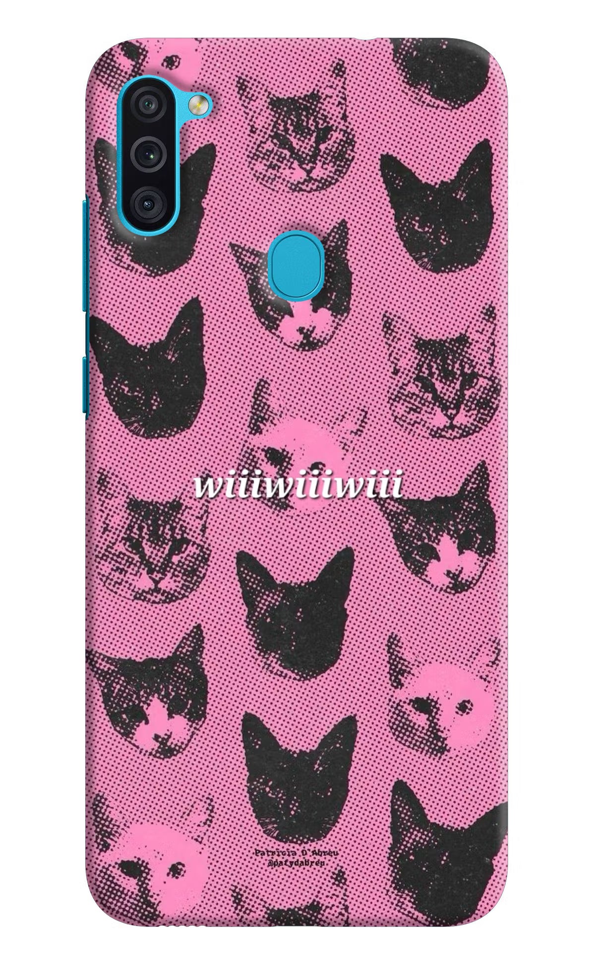 Pink Cats Samsung M11 Back Cover - Pink Cats Samsung M11 Back Cover Pink Cats Samsung M11 Back Cover