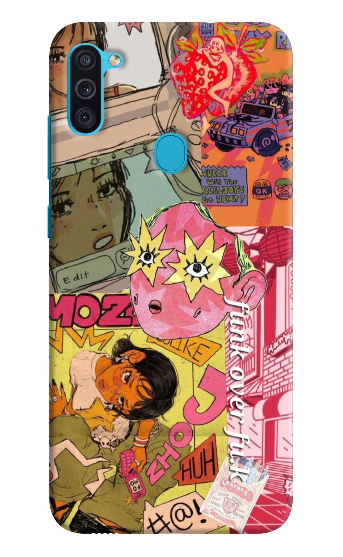 Funkover Samsung M11 Back Cover - Funkover Samsung M11 Back Cover Funkover Samsung M11 Back Cover