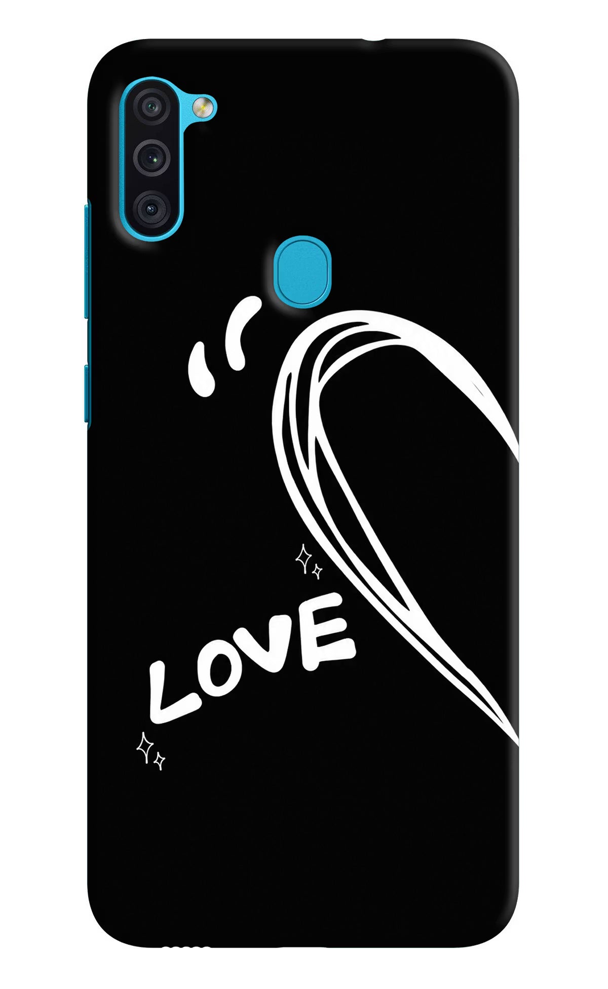 Love Line Samsung M11 Back Cover - Love Line Samsung M11 Back Cover Love Line Samsung M11 Back Cover