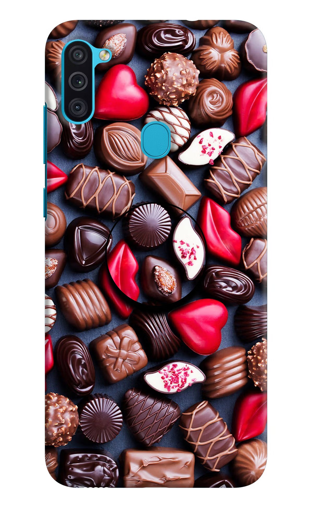 Chocolates Samsung M11 Pop Case - Chocolates Samsung M11 Pop Case by Casekaro Chocolates Samsung M11 Pop Case by Casekaro