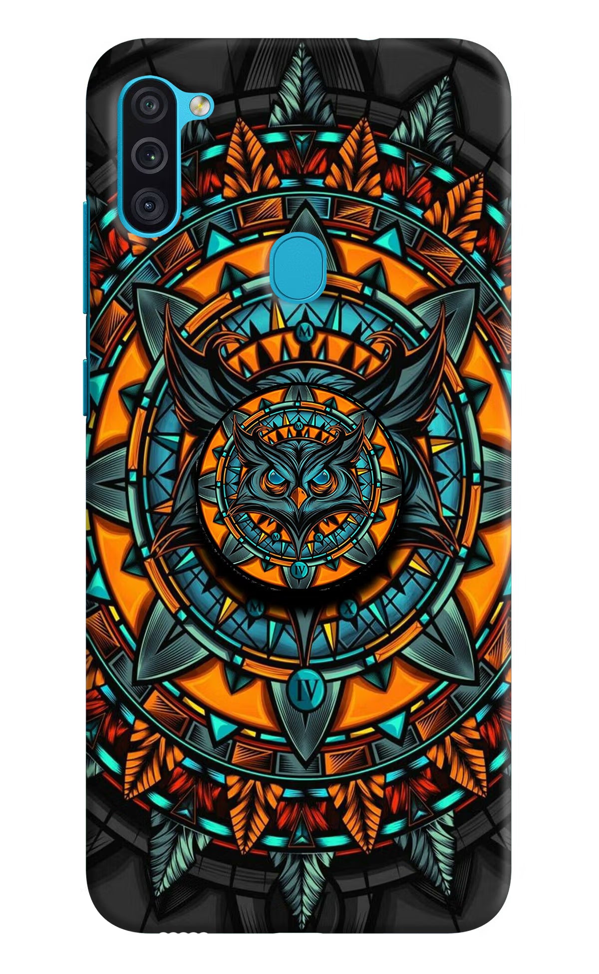Angry Owl Samsung M11 Pop Case - Angry Owl Samsung M11 Pop Case by Casekaro Angry Owl Samsung M11 Pop Case by Casekaro