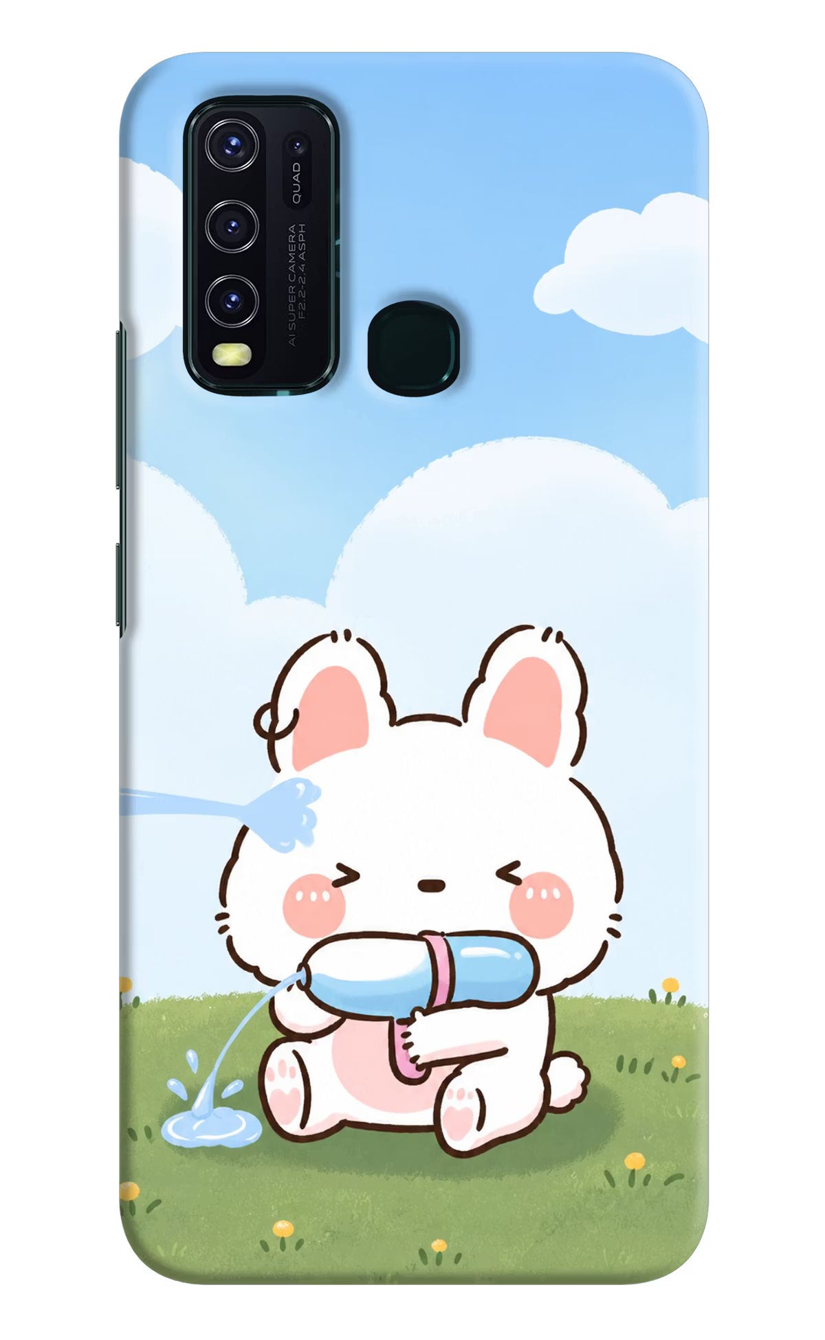 Bunny Treat Vivo Y30/Y50 Back Cover - Bunny Treat Vivo Y30/Y50 Back Cover Bunny Treat Vivo Y30/Y50 Back Cover