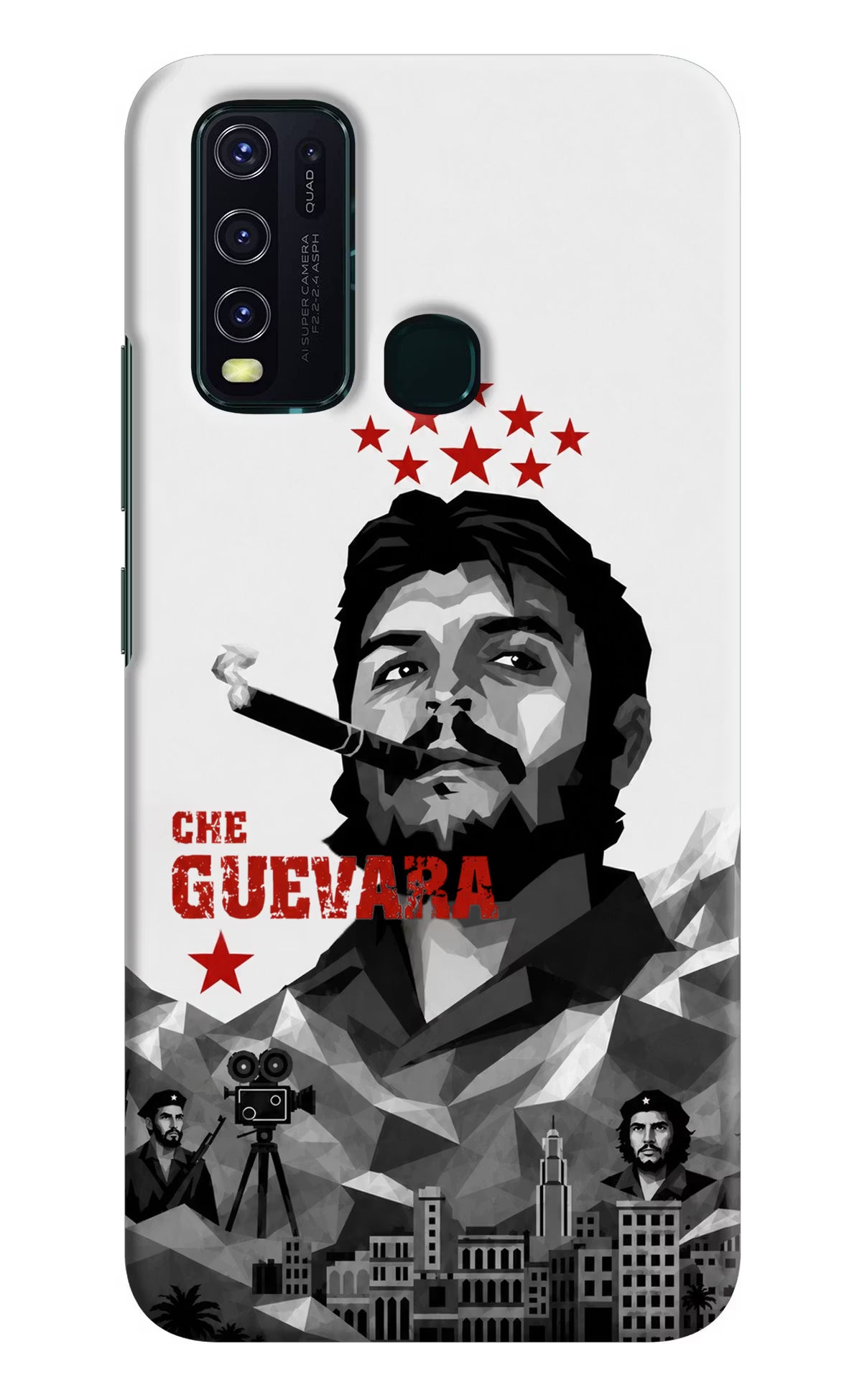 Che Guevara Iconic Vivo Y30/Y50 Back Cover - Che Guevara Iconic Vivo Y30/Y50 Back Cover Che Guevara Iconic Vivo Y30/Y50 Back Cover