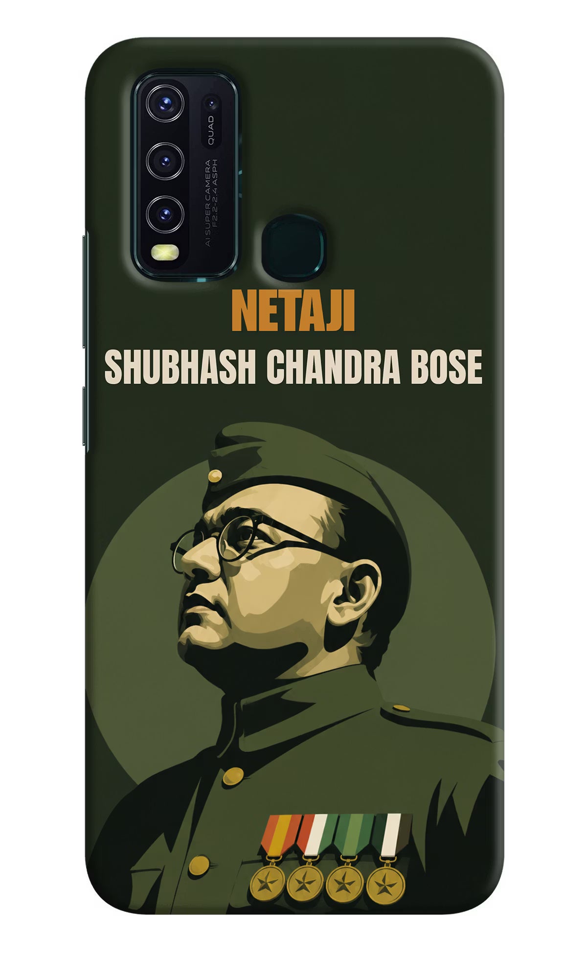 Netaji Legacy Vivo Y30/Y50 Back Cover - Netaji Legacy Vivo Y30/Y50 Back Cover Netaji Legacy Vivo Y30/Y50 Back Cover
