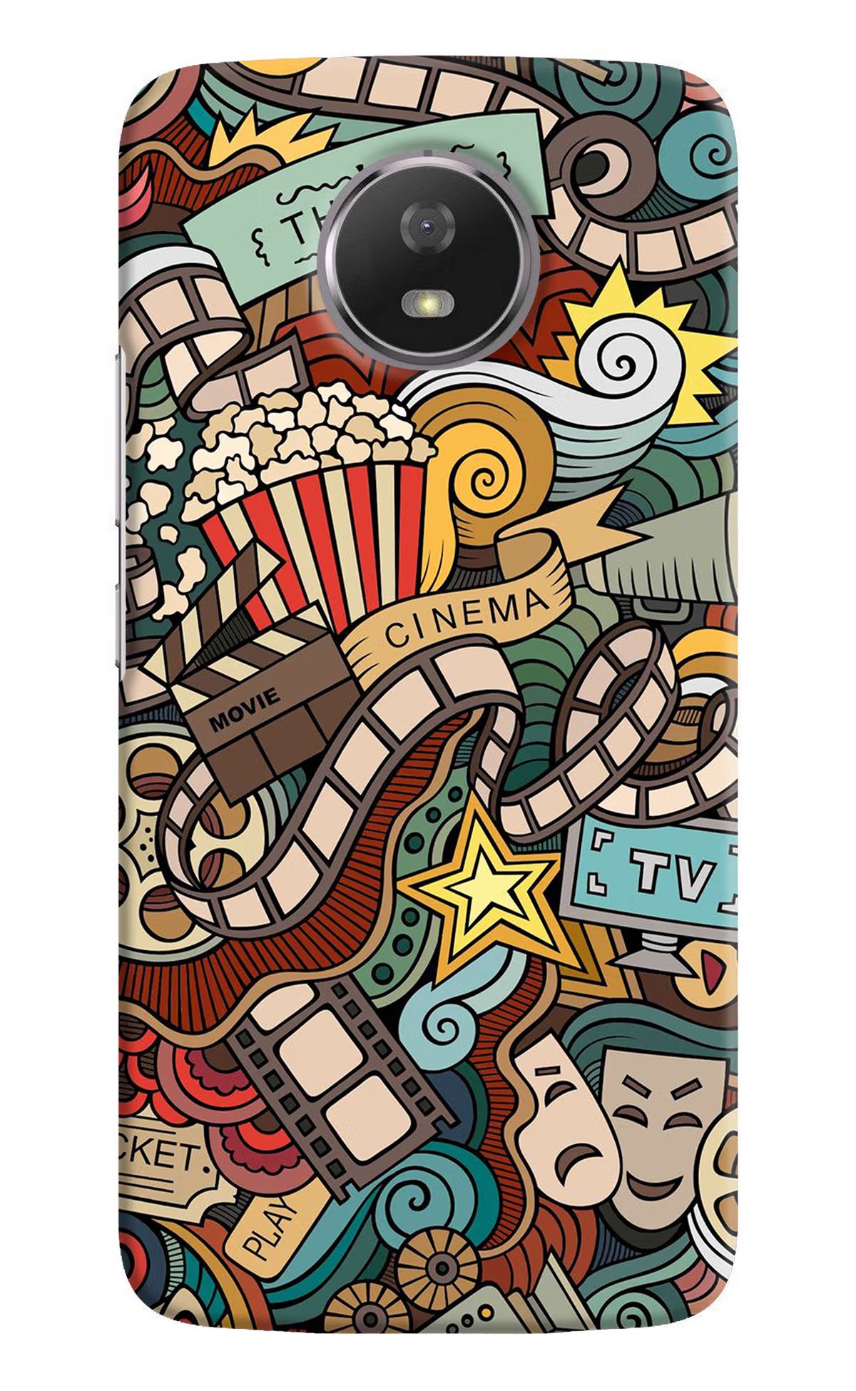 Cinema Abstract Moto G5S Back Cover - Cinema Abstract Moto G5S Hard Case Back Cover by Casekaro Cinema Abstract Moto G5S Hard Case Back Cover by Casekaro