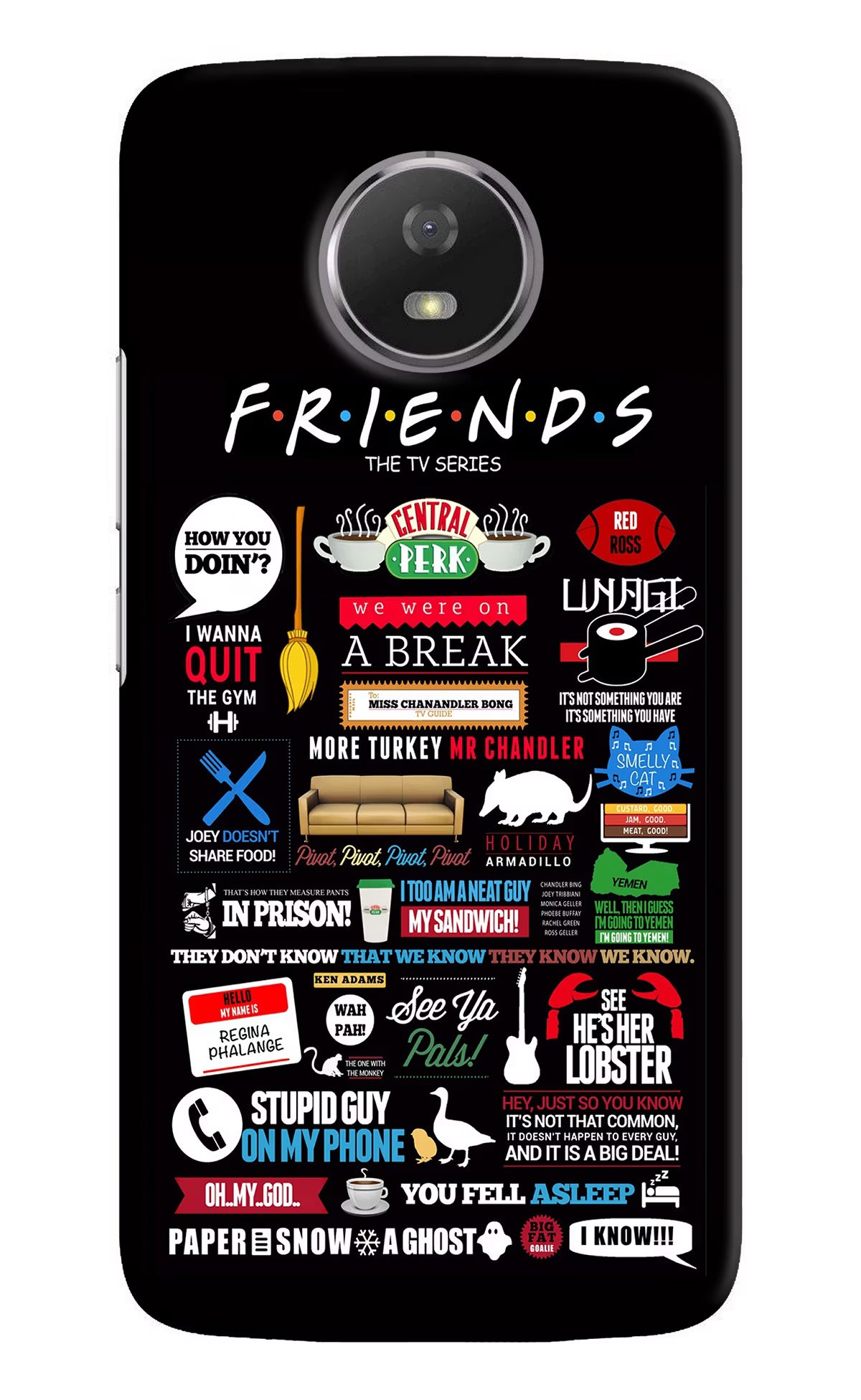 FRIENDS Moto G5S Back Cover - FRIENDS Moto G5S Hard Case Back Cover by Casekaro FRIENDS Moto G5S Hard Case Back Cover by Casekaro
