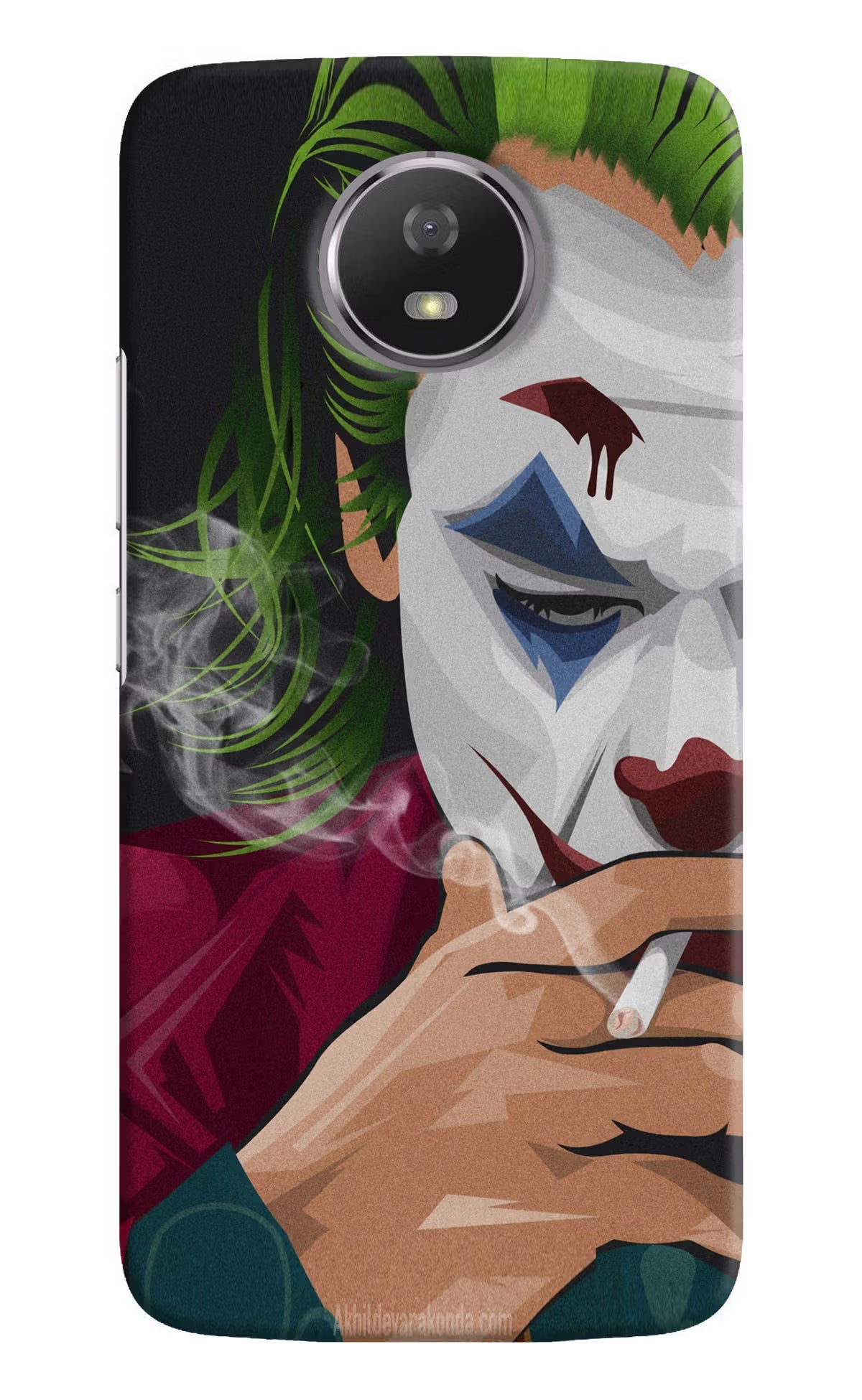 Joker Smoking Moto G5S Back Cover - Joker Smoking Moto G5S Hard Case Back Cover by Casekaro Joker Smoking Moto G5S Hard Case Back Cover by Casekaro