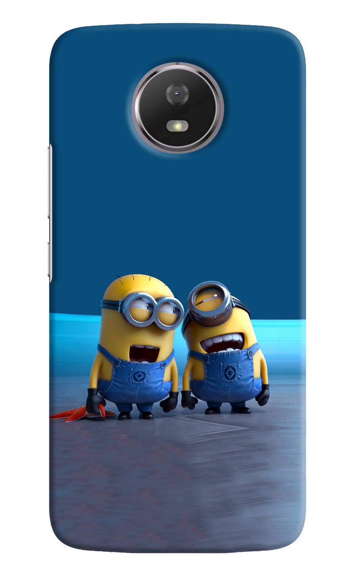 Minion Laughing Moto G5S Back Cover - Minion Laughing Moto G5S Hard Case Back Cover by Casekaro Minion Laughing Moto G5S Hard Case Back Cover by Casekaro