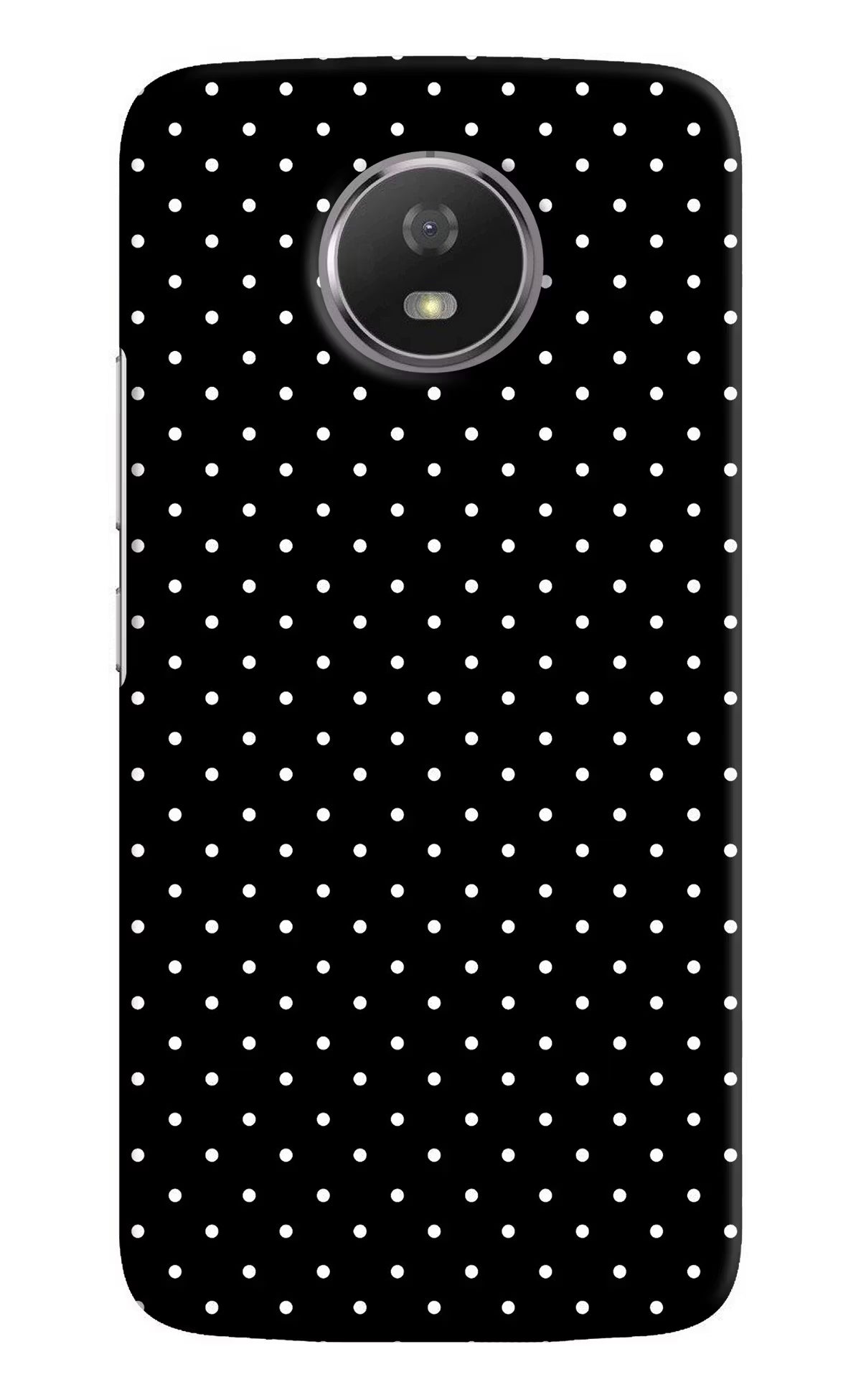 White Dots Moto G5S Back Cover - White Dots Moto G5S Hard Case Back Cover by Casekaro White Dots Moto G5S Hard Case Back Cover by Casekaro