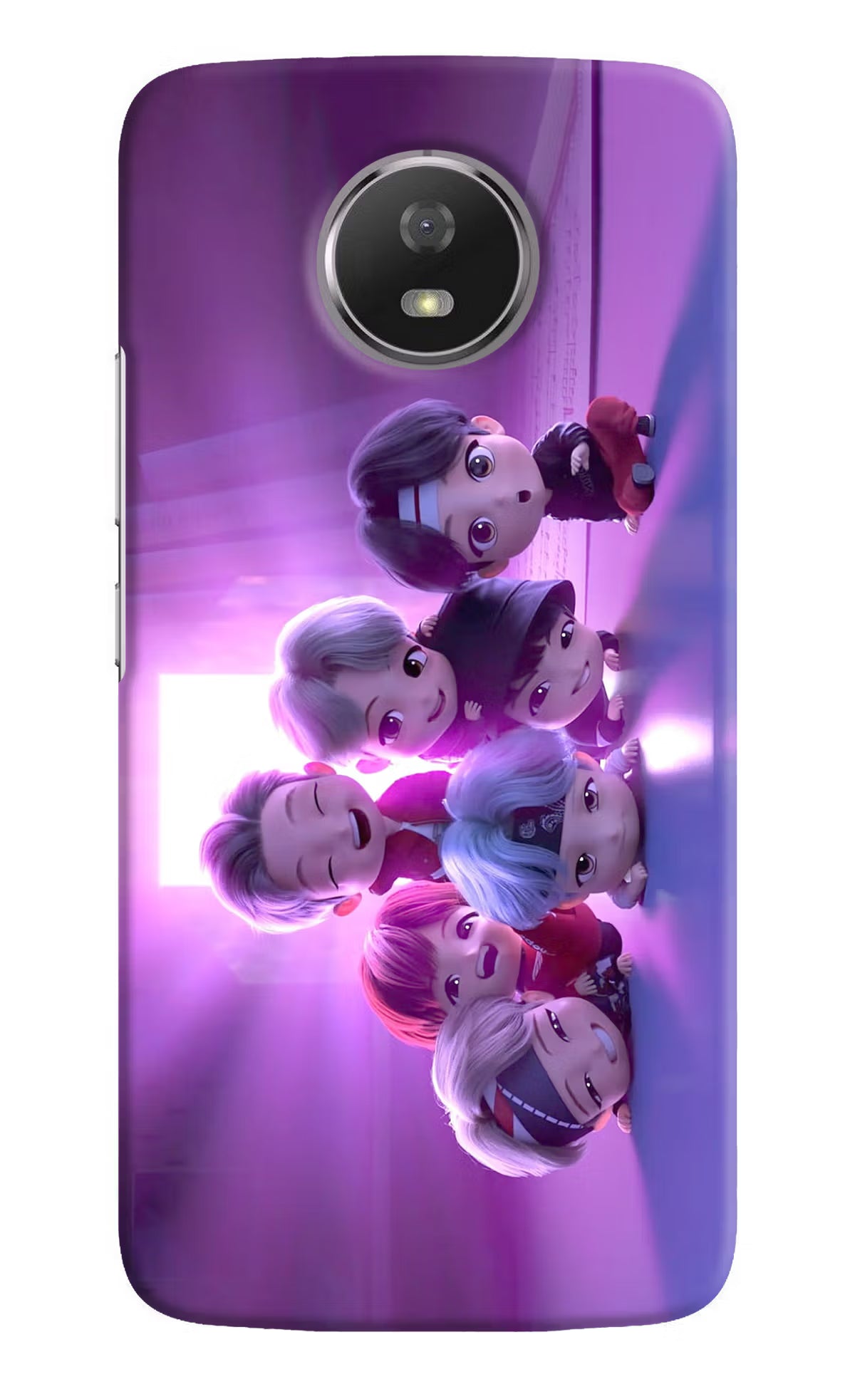 BTS Chibi Moto G5S Back Cover - BTS Chibi Moto G5S Hard Case Back Cover by Casekaro BTS Chibi Moto G5S Hard Case Back Cover by Casekaro