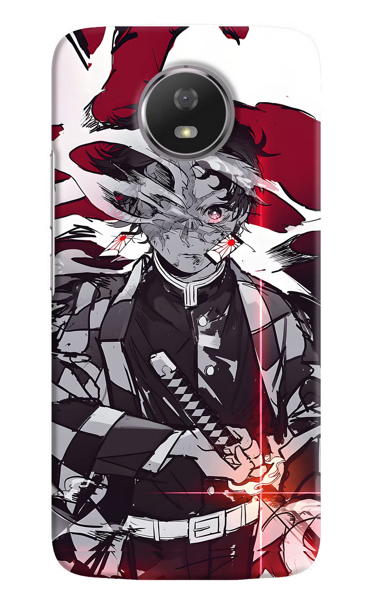 Demon Slayer Moto G5S Back Cover - Demon Slayer Moto G5S Hard Case Back Cover by Casekaro Demon Slayer Moto G5S Hard Case Back Cover by Casekaro