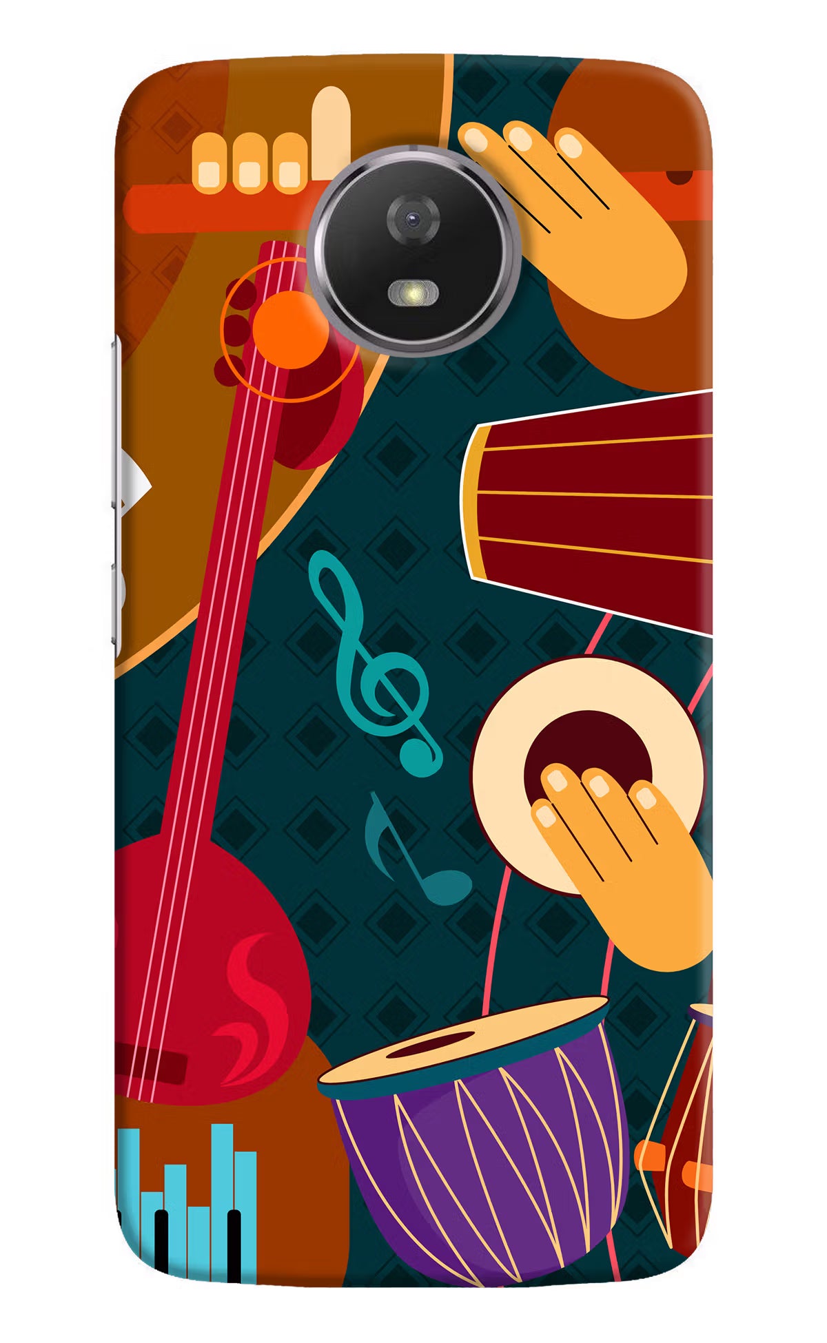 Music Instrument Moto G5S Back Cover - Music Instrument Moto G5S Hard Case Back Cover by Casekaro Music Instrument Moto G5S Hard Case Back Cover by Casekaro