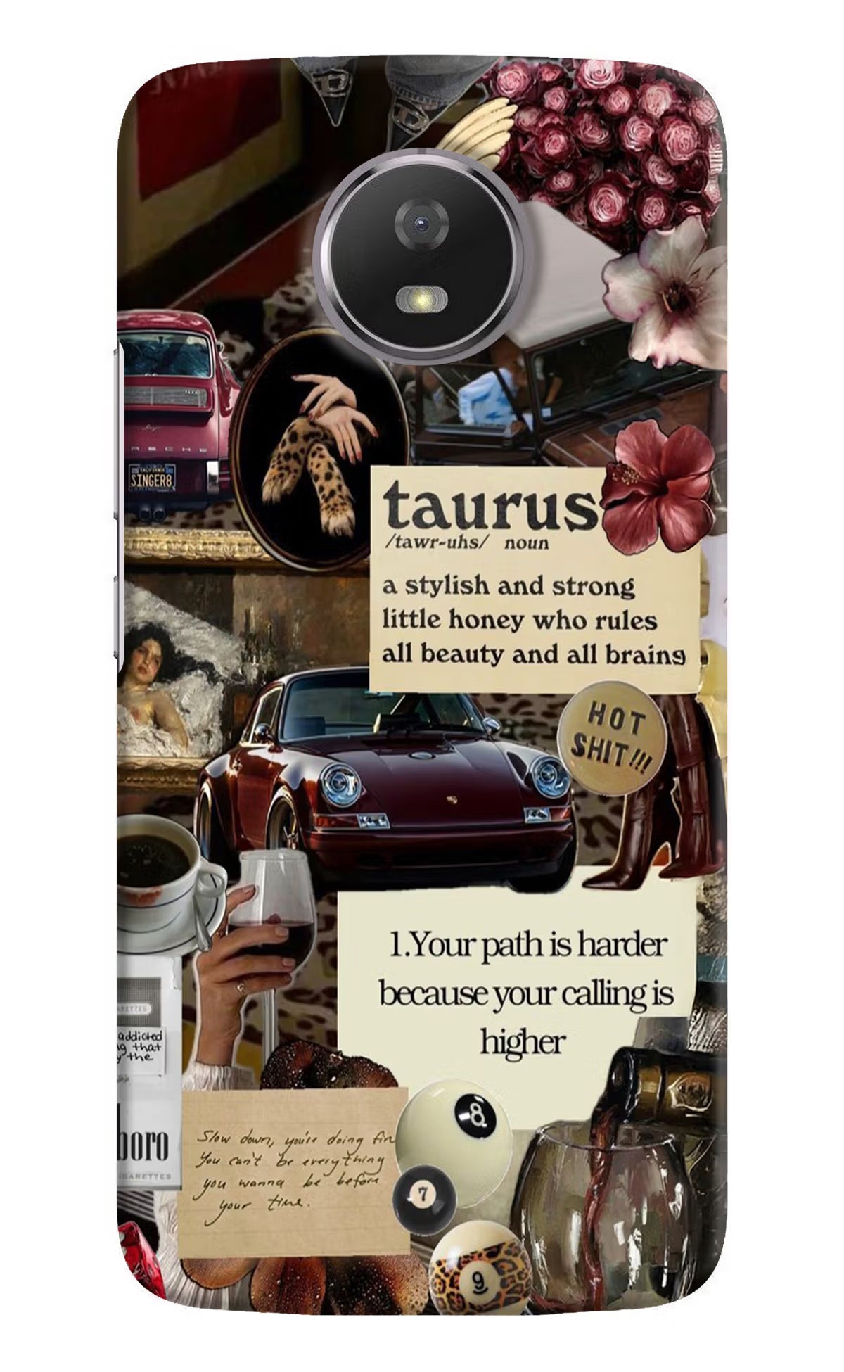 Taurus Zodiac Moto G5S Back Cover - Taurus Zodiac Moto G5S Hard Case Back Cover by Casekaro Taurus Zodiac Moto G5S Hard Case Back Cover by Casekaro