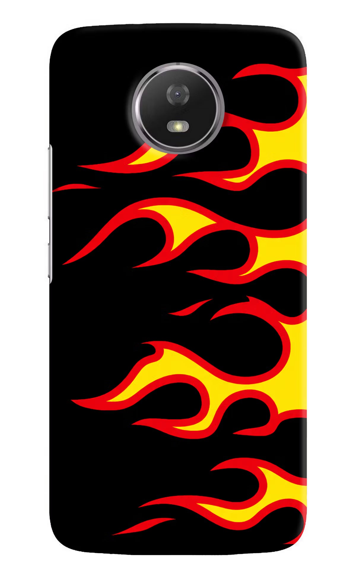 Side Sweep Flames Moto G5S Back Cover - Side Sweep Flames Moto G5S Hard Case Back Cover by Casekaro Side Sweep Flames Moto G5S Hard Case Back Cover by Casekaro