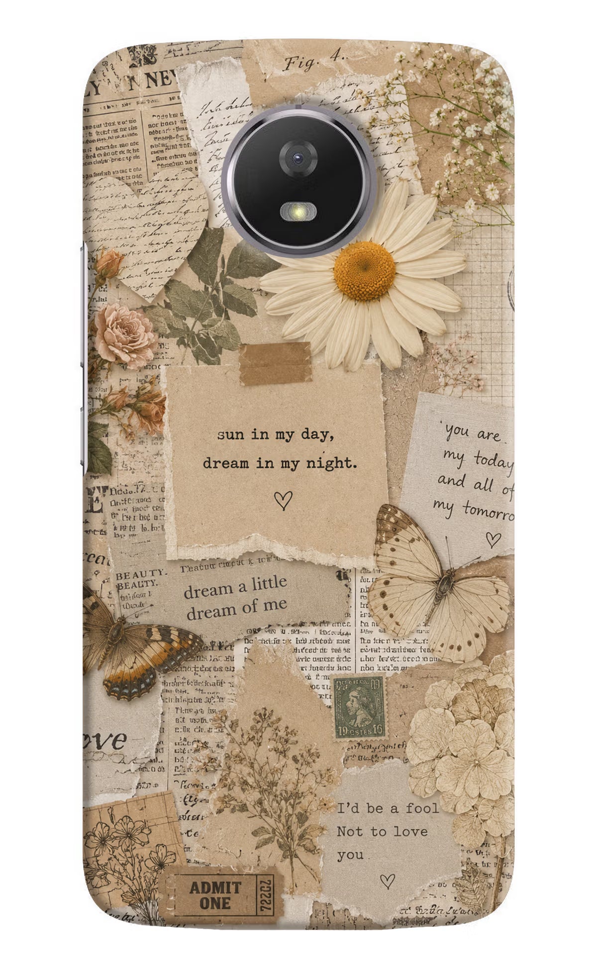 Vintage case Moto G5S Back Cover - Vintage case Moto G5S Back Cover Vintage case Moto G5S Back Cover