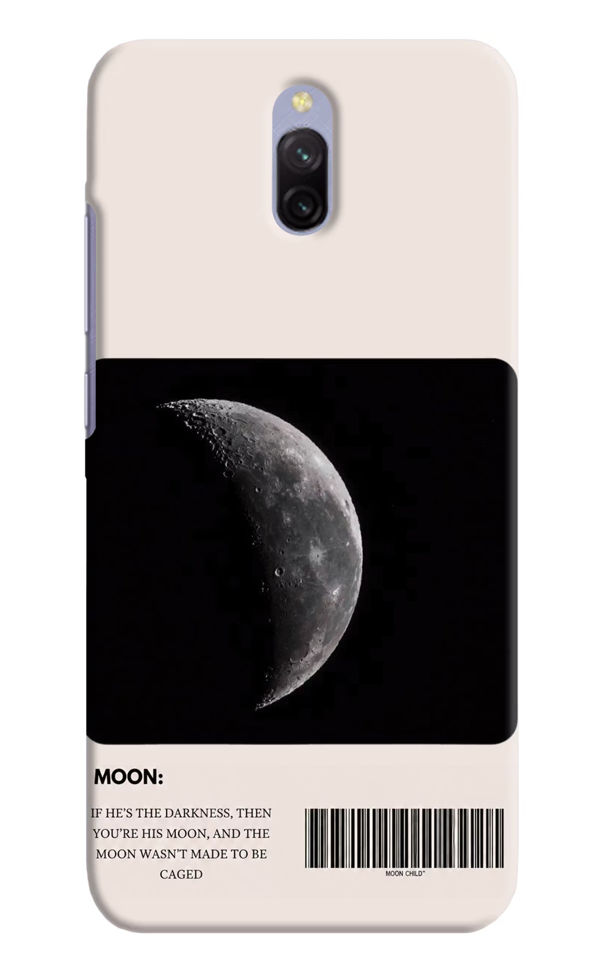 Moon Phase Redmi 8A Dual Back Cover - Moon Phase Redmi 8A Dual Back Cover Moon Phase Redmi 8A Dual Back Cover