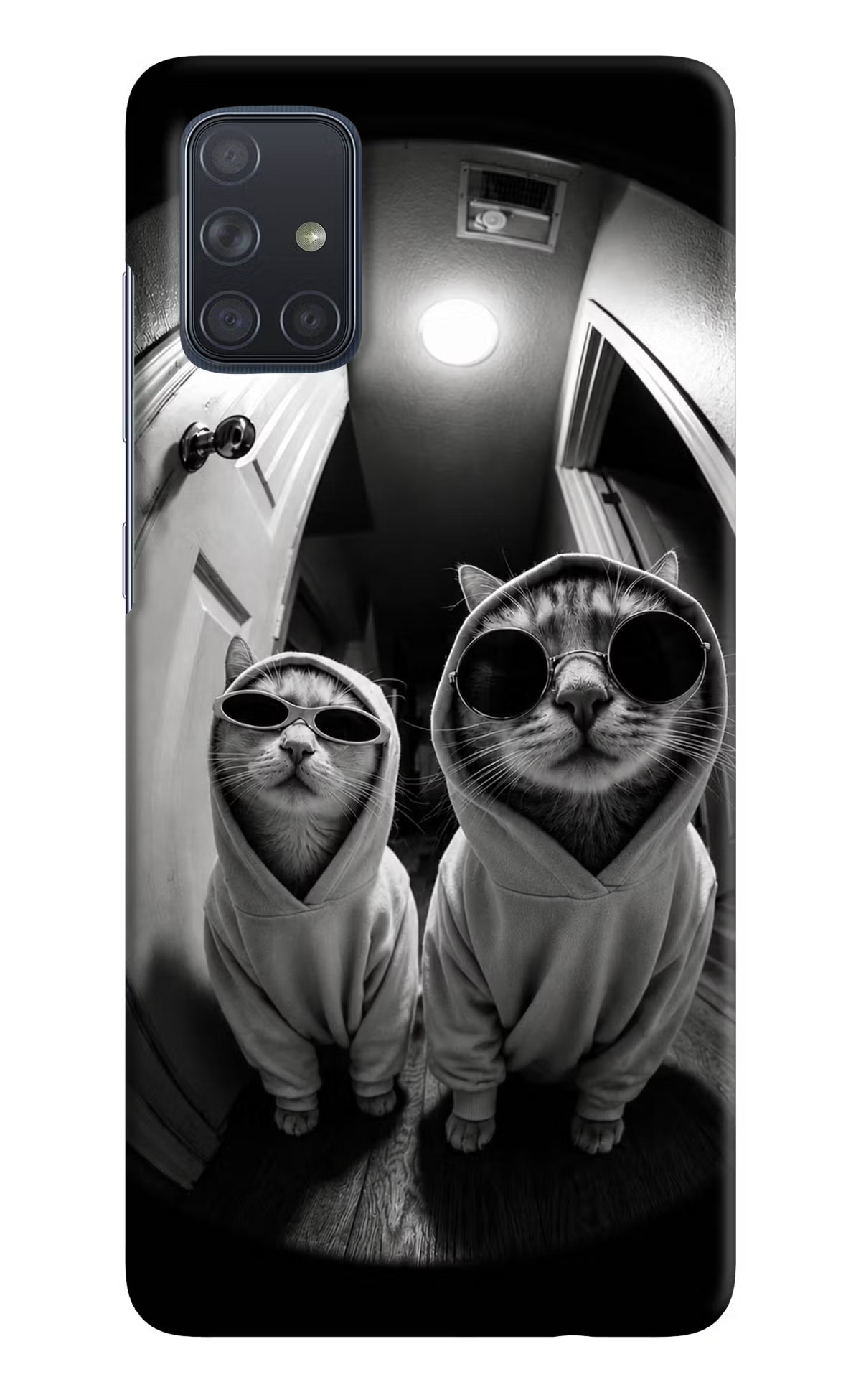 Hood Cats Samsung A71 Back Cover - Hood Cats Samsung A71 Back Cover Hood Cats Samsung A71 Back Cover