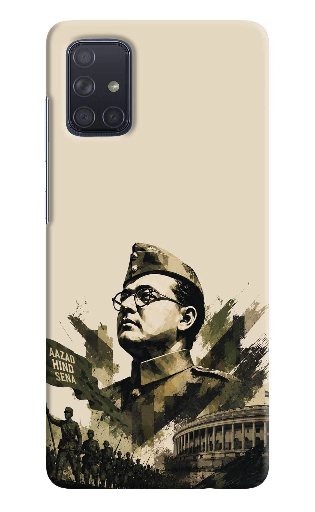 Netaji Rising Samsung A71 Back Cover - Netaji Rising Samsung A71 Back Cover Netaji Rising Samsung A71 Back Cover