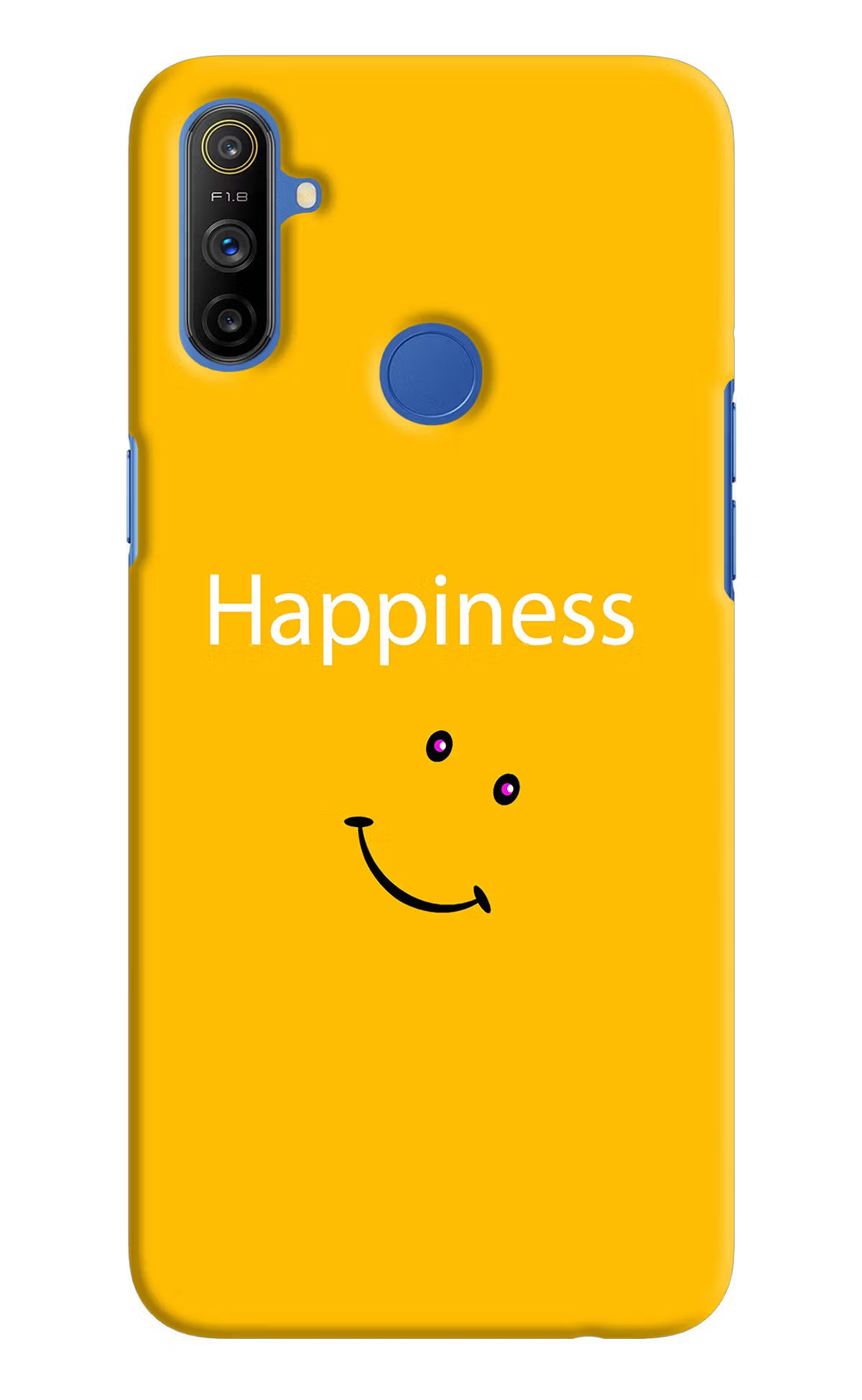 Happiness With Smiley Realme Narzo 10A/20A Back Cover - Happiness With Smiley Realme Narzo 10A/20A Hard Case Back Cover by Casekaro Happiness With Smiley Realme Narzo 10A/20A Hard Case Back Cover by Casekaro