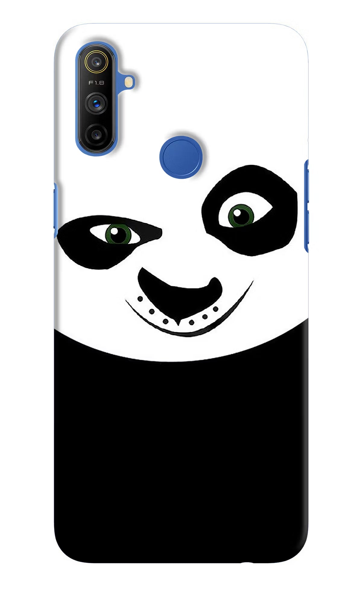 Panda Realme Narzo 10A/20A Back Cover - Panda Realme Narzo 10A/20A Hard Case Back Cover by Casekaro Panda Realme Narzo 10A/20A Hard Case Back Cover by Casekaro