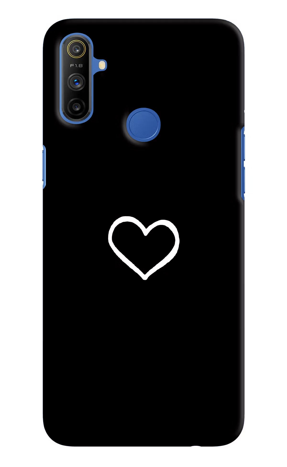 Heart Realme Narzo 10A/20A Back Cover - Heart Realme Narzo 10A/20A Hard Case Back Cover by Casekaro Heart Realme Narzo 10A/20A Hard Case Back Cover by Casekaro