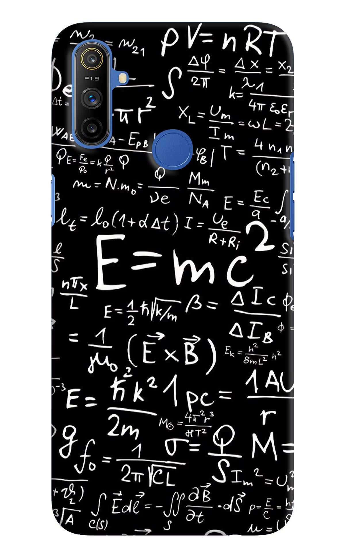Physics Formula Realme Narzo 10A/20A Back Cover - Physics Formula Realme Narzo 10A/20A Hard Case Back Cover by Casekaro Physics Formula Realme Narzo 10A/20A Hard Case Back Cover by Casekaro